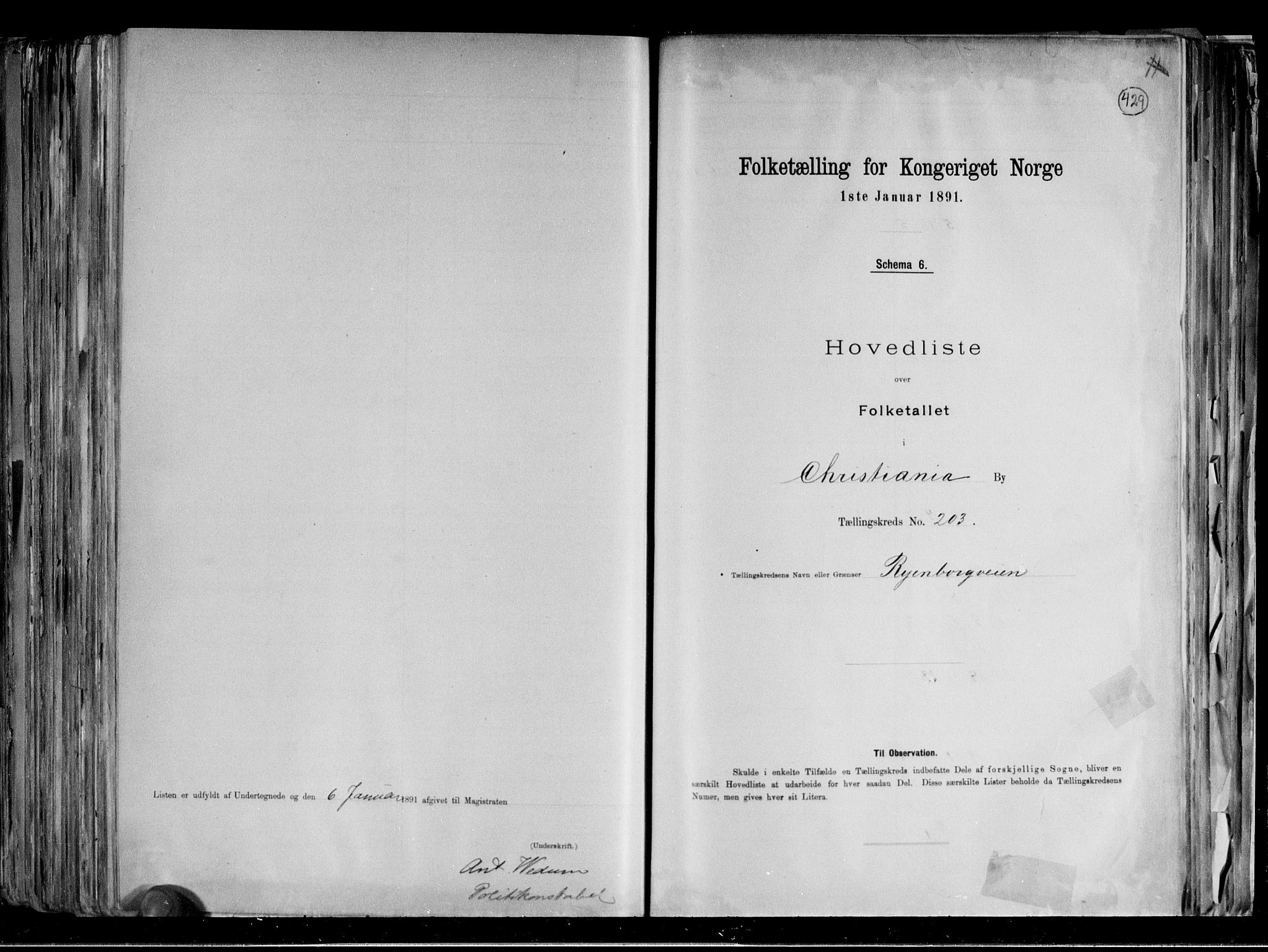 RA, Folketelling 1891 for 0301 Kristiania kjøpstad, 1891, s. 107597