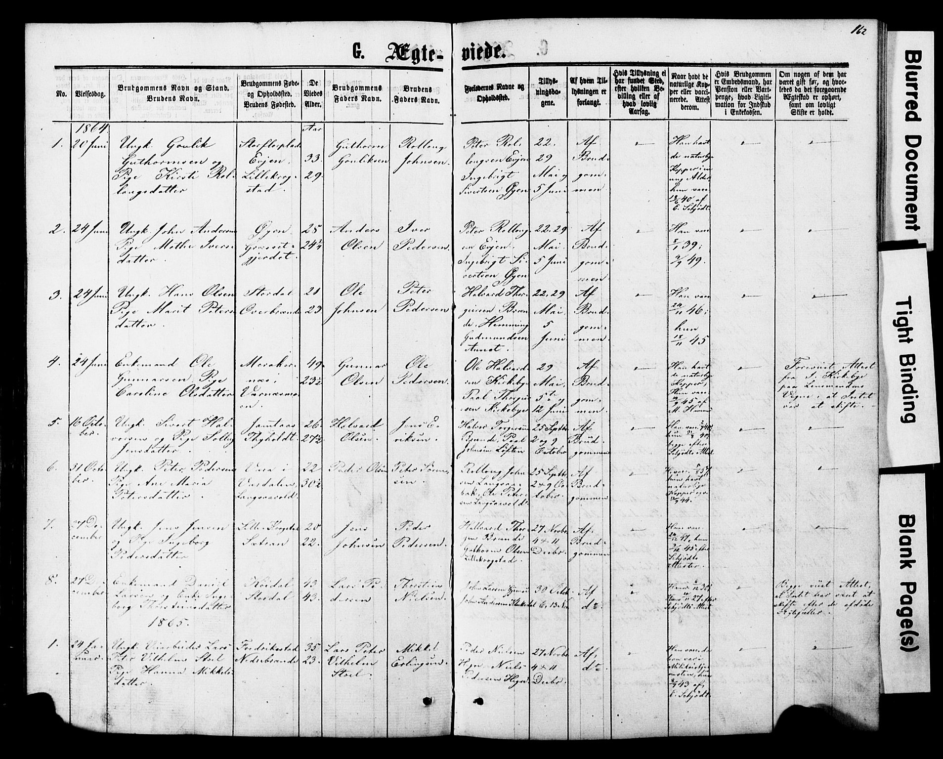 Ministerialprotokoller, klokkerbøker og fødselsregistre - Nord-Trøndelag, AV/SAT-A-1458/706/L0049: Klokkerbok nr. 706C01, 1864-1895, s. 162