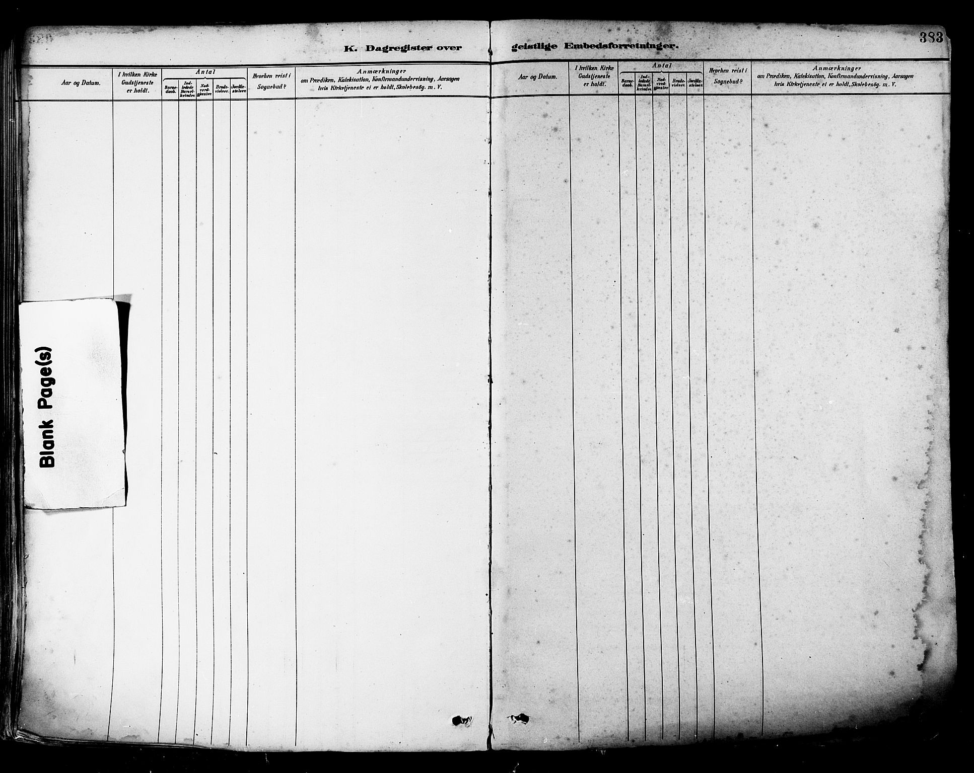Ministerialprotokoller, klokkerbøker og fødselsregistre - Nordland, SAT/A-1459/880/L1133: Ministerialbok nr. 880A07, 1888-1898, s. 383