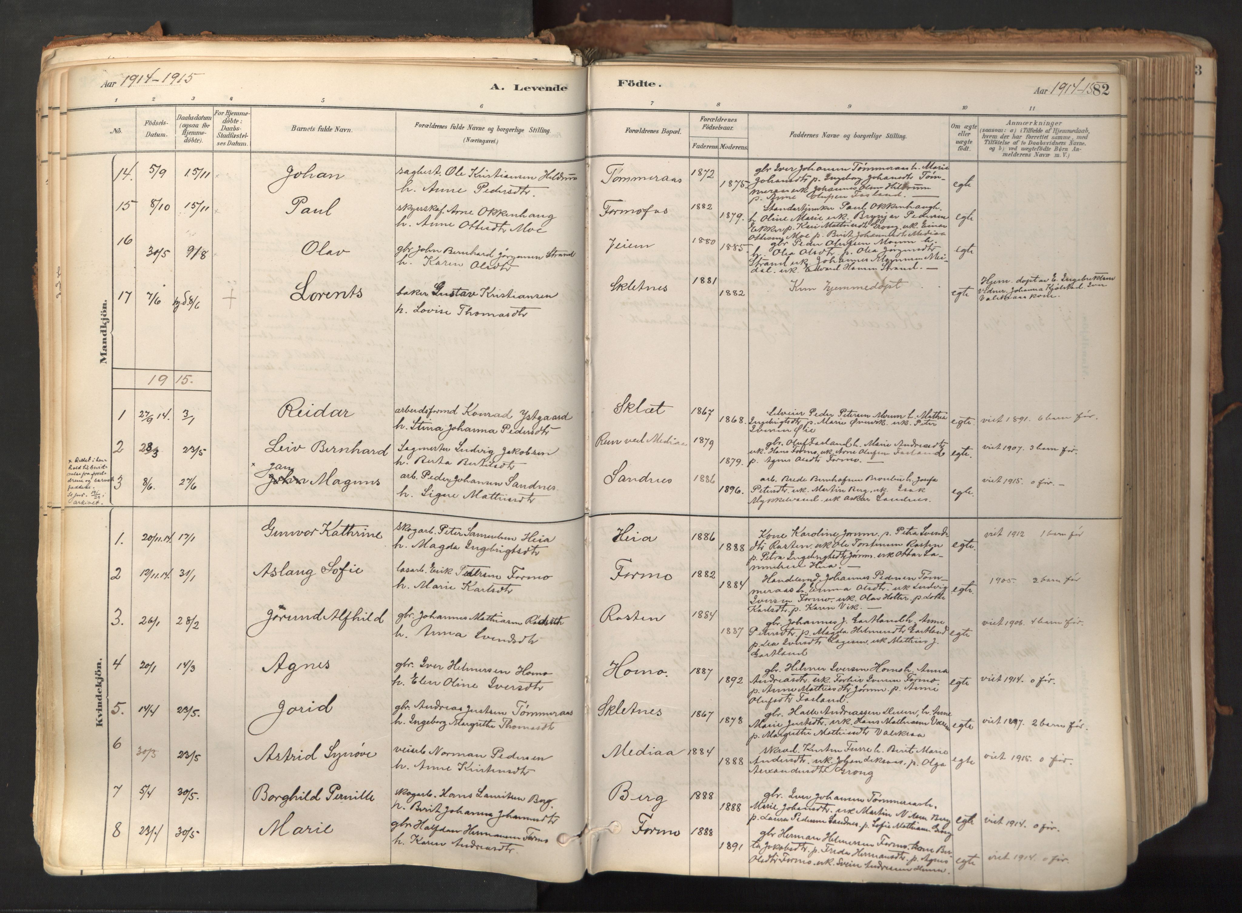 Ministerialprotokoller, klokkerbøker og fødselsregistre - Nord-Trøndelag, AV/SAT-A-1458/758/L0519: Ministerialbok nr. 758A04, 1880-1926, s. 82