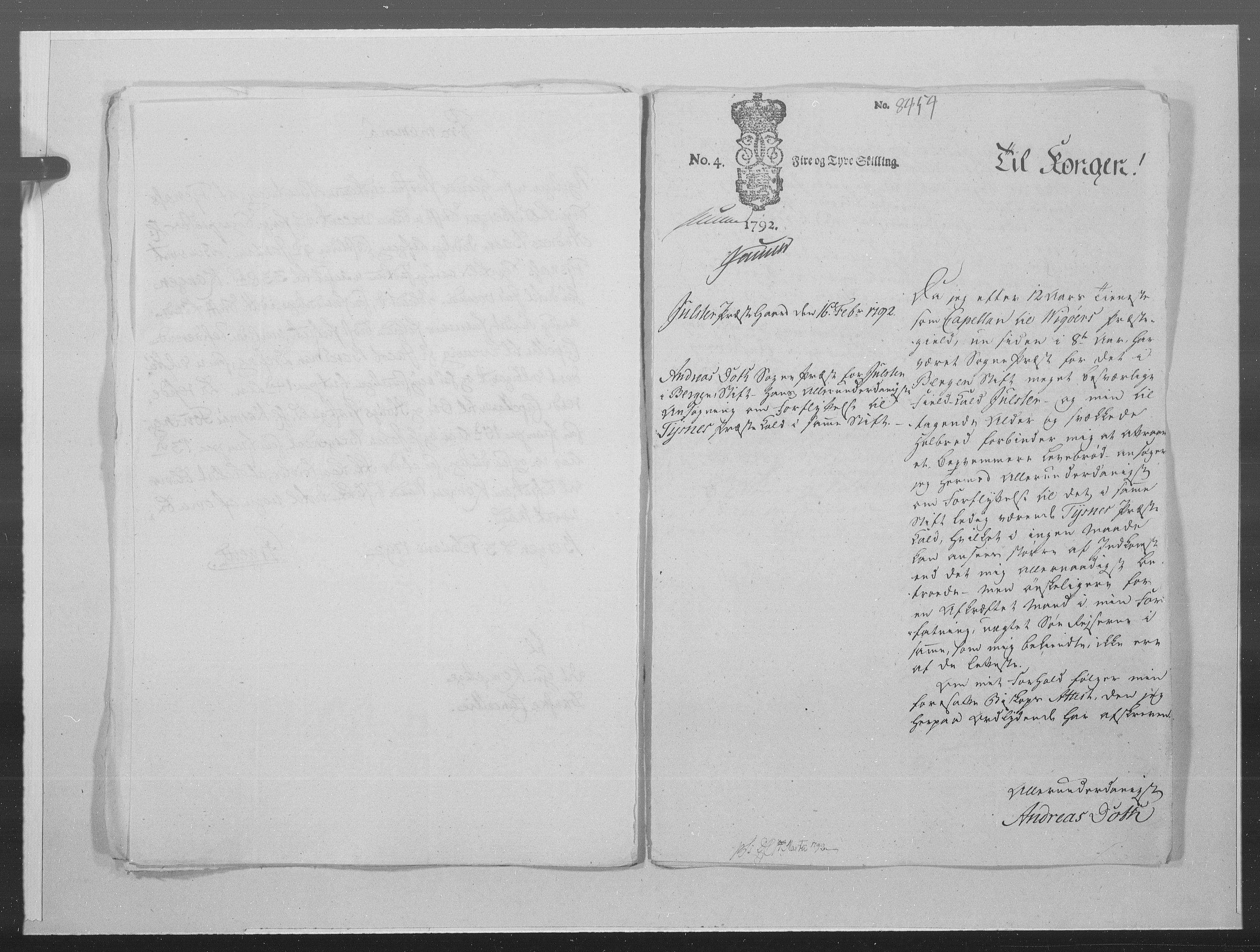 Danske Kanselli 1572-1799, AV/RA-EA-3023/F/Fc/Fcc/Fcca/L0291: Norske innlegg 1572-1799, 1792, s. 12