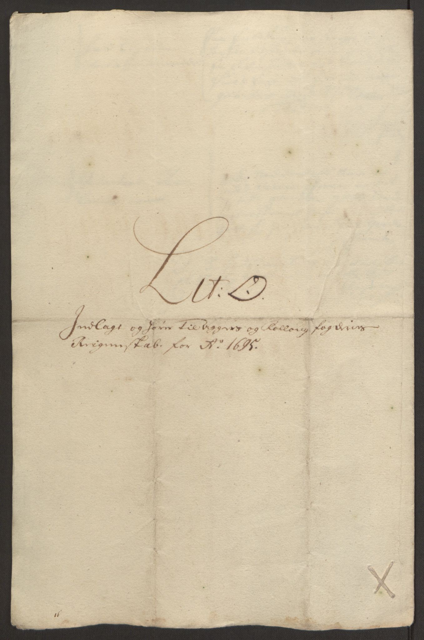 Rentekammeret inntil 1814, Reviderte regnskaper, Fogderegnskap, RA/EA-4092/R10/L0439: Fogderegnskap Aker og Follo, 1695, s. 185