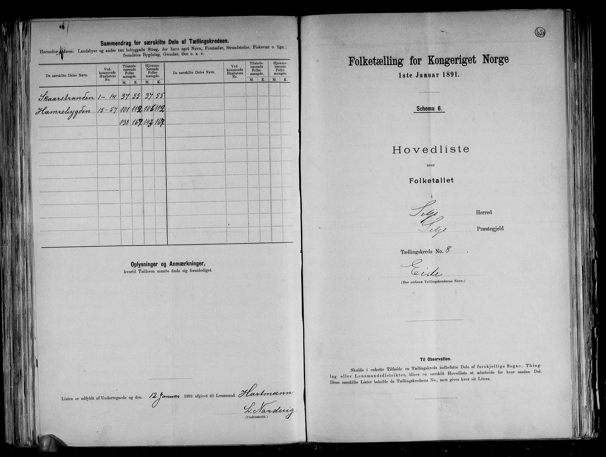 RA, Folketelling 1891 for 1441 Selje herred, 1891, s. 18