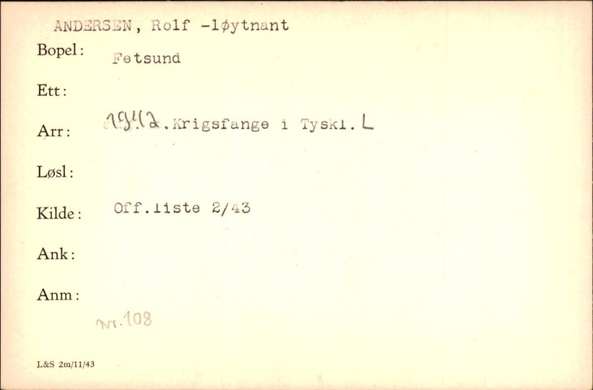 Forsvaret, Forsvarets krigshistoriske avdeling, AV/RA-RAFA-2017/Y/Yf/L0200: II-C-11-2102  -  Norske krigsfanger i Tyskland, 1940-1945, s. 38