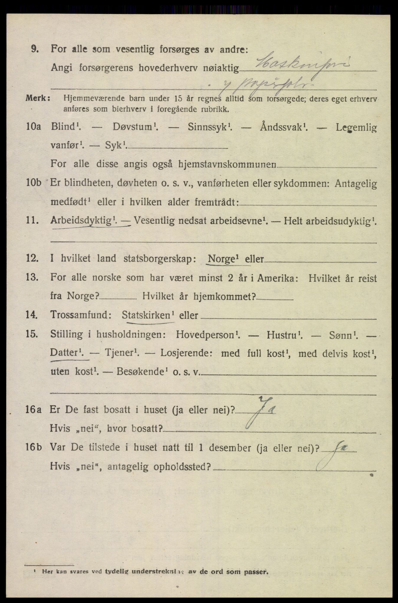 SAK, Folketelling 1920 for 1014 Vennesla herred, 1920, s. 4139