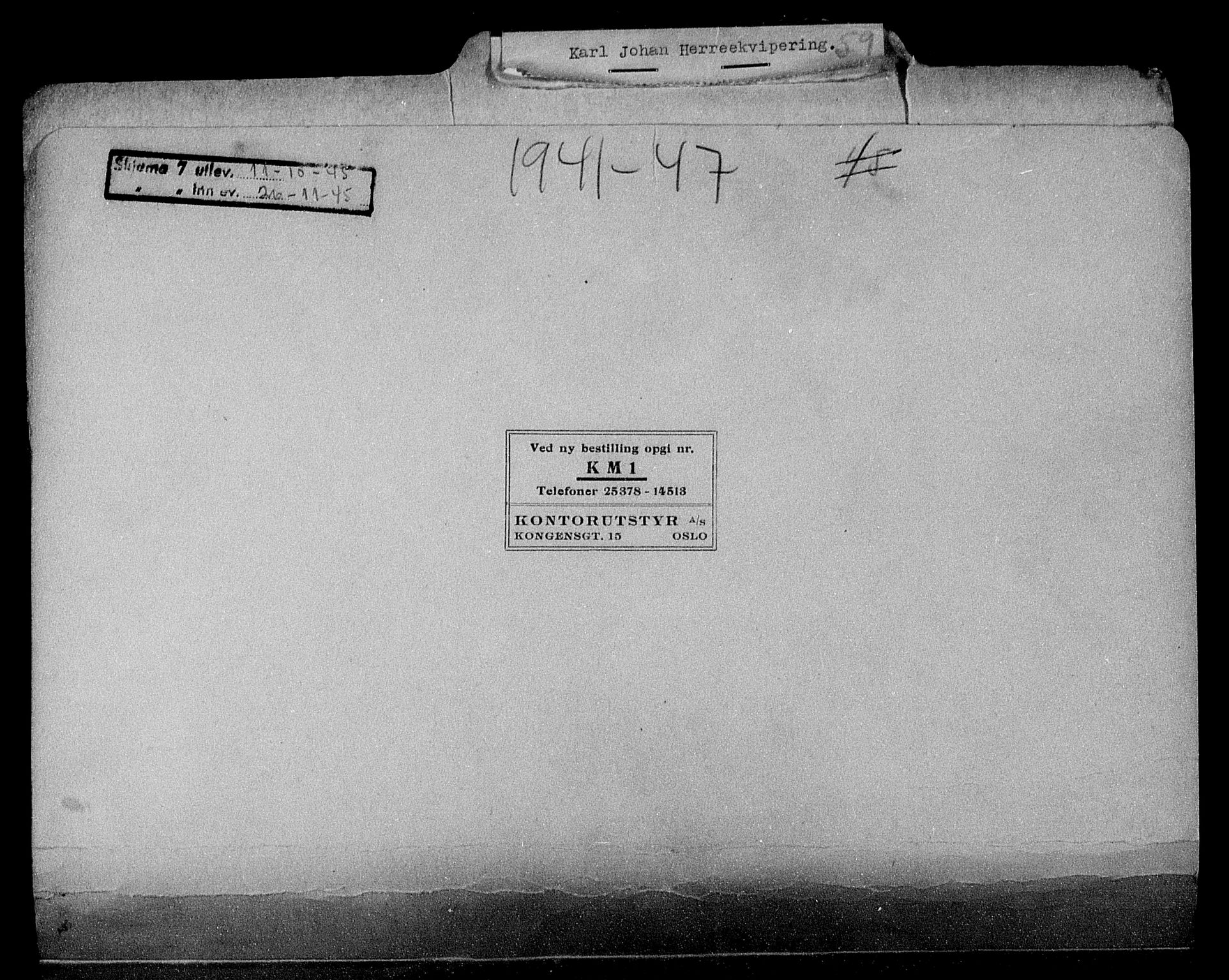 Justisdepartementet, Tilbakeføringskontoret for inndratte formuer, AV/RA-S-1564/H/Hc/Hcc/L0949: --, 1945-1947, s. 35