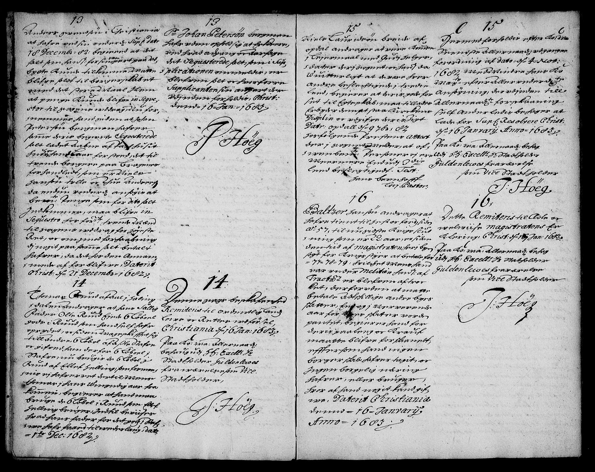 Stattholderembetet 1572-1771, RA/EA-2870/Ae/L0001: Supplikasjons- og resolusjonsprotokoll, 1683-1684