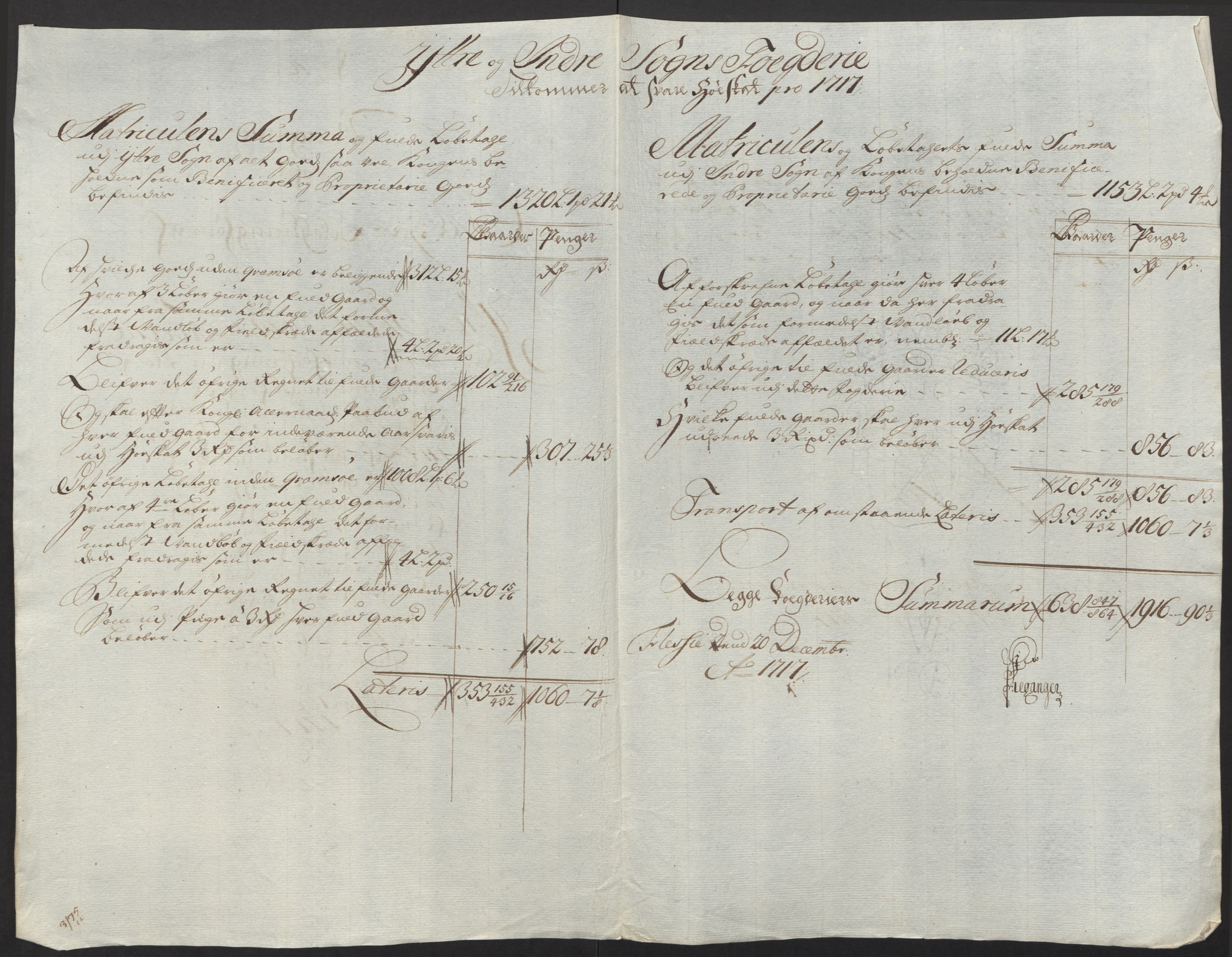 Rentekammeret inntil 1814, Reviderte regnskaper, Fogderegnskap, RA/EA-4092/R52/L3321: Fogderegnskap Sogn, 1717-1718, s. 69