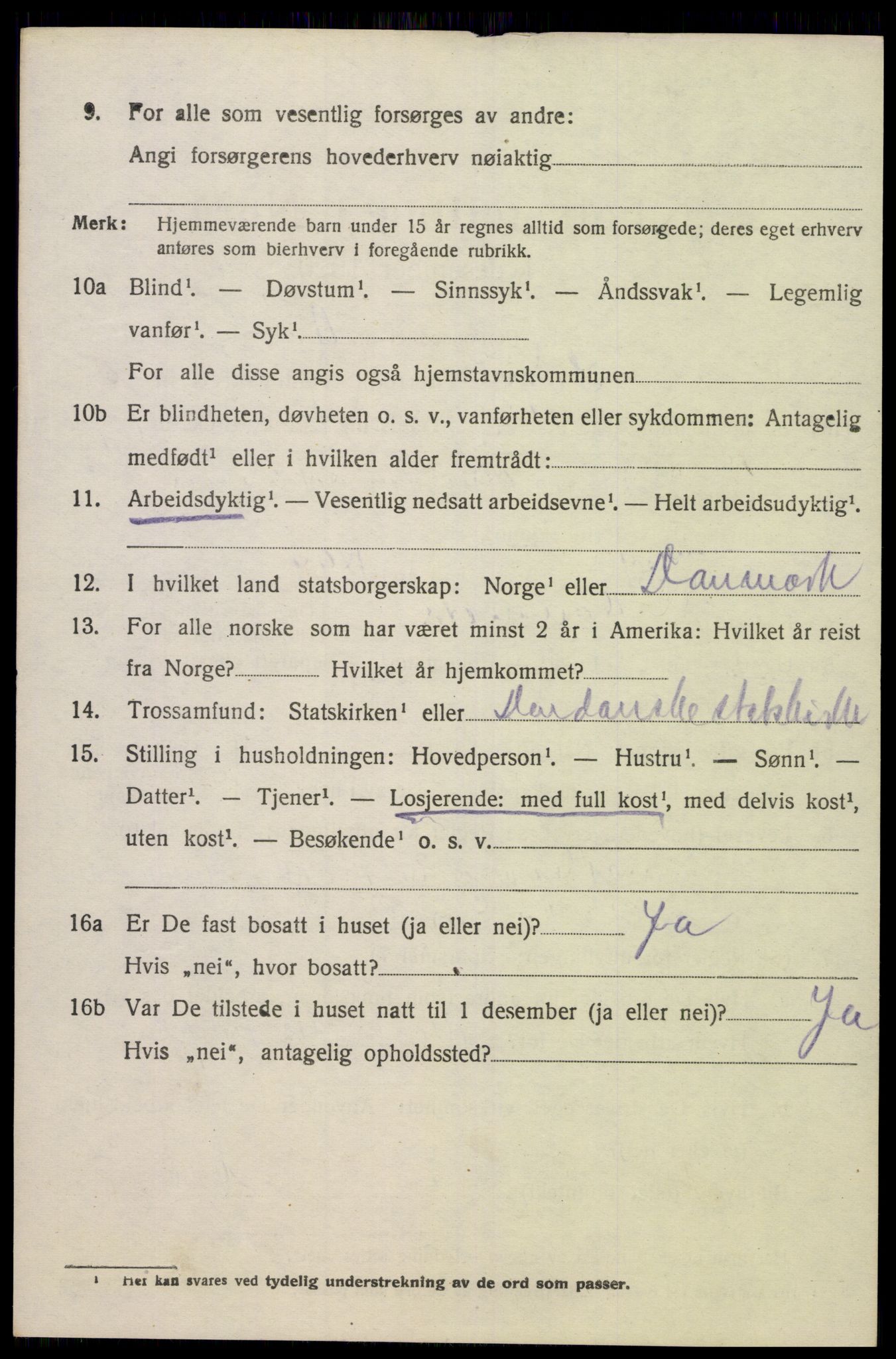SAK, Folketelling 1920 for 1018 Søgne herred, 1920, s. 2202