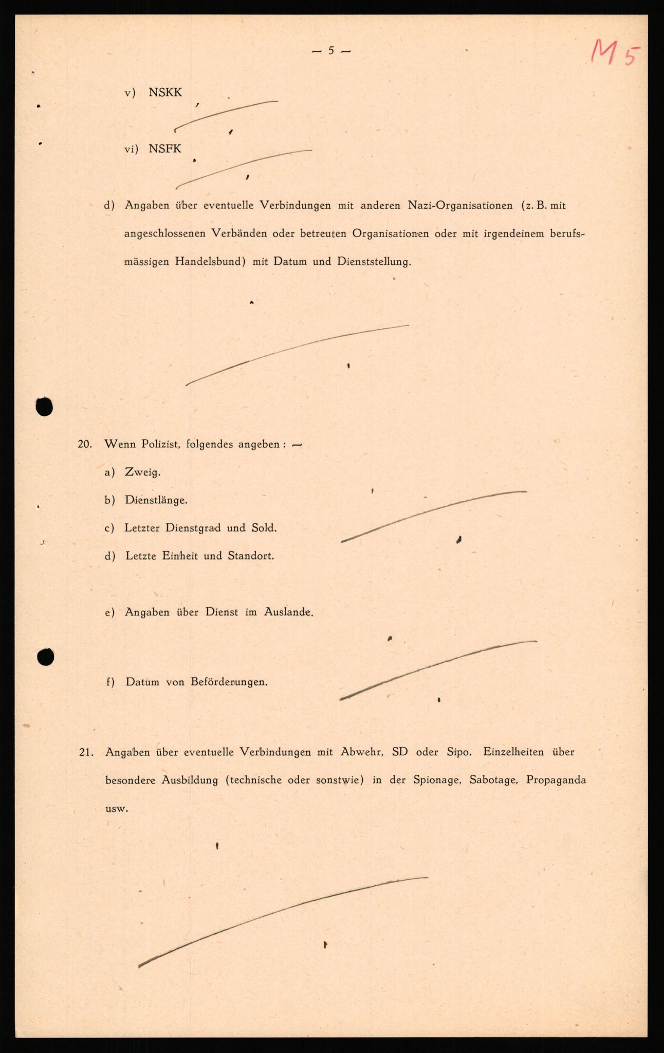 Forsvaret, Forsvarets overkommando II, AV/RA-RAFA-3915/D/Db/L0039: CI Questionaires. Tyske okkupasjonsstyrker i Norge. Østerrikere., 1945-1946, s. 373