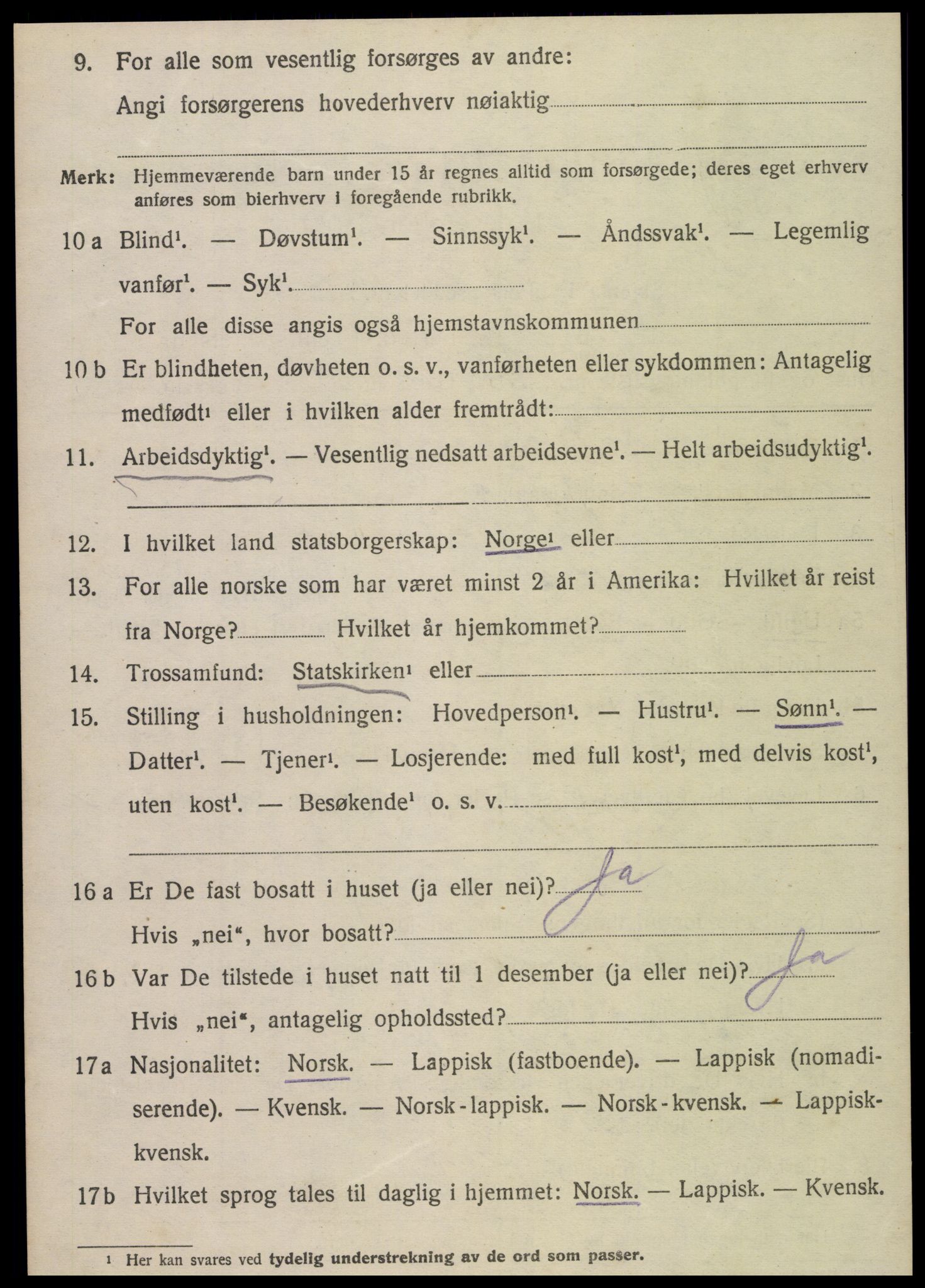 SAT, Folketelling 1920 for 1731 Sparbu herred, 1920, s. 3176