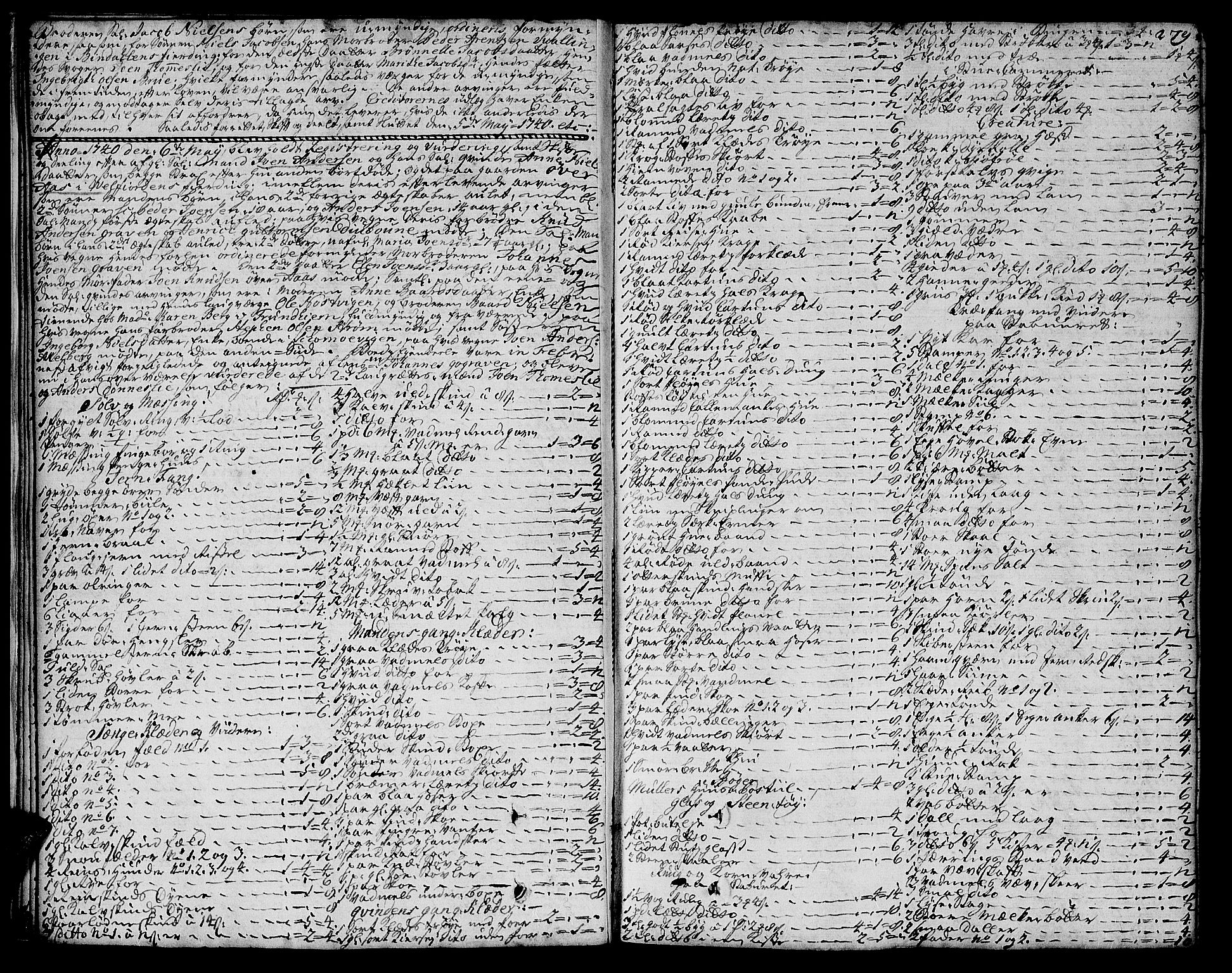 Helgeland sorenskriveri, AV/SAT-A-0004/3/3A/L0013: Skifteprotokoll 8B, 1740-1743, s. 278b-279a