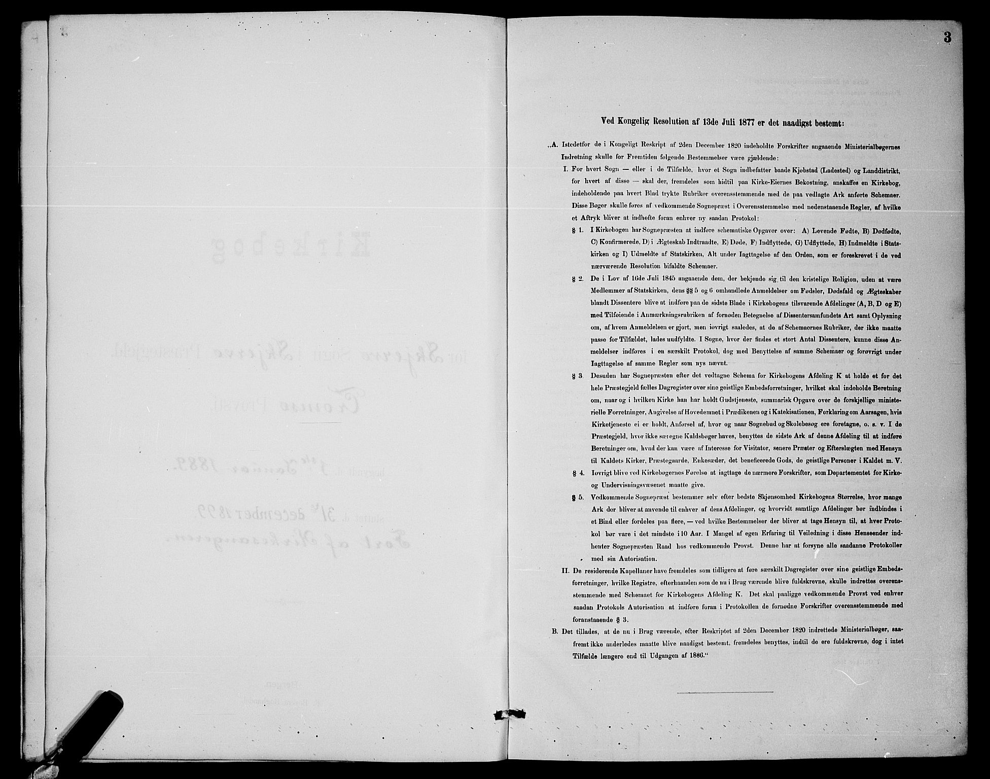 Skjervøy sokneprestkontor, SATØ/S-1300/H/Ha/Hab/L0007klokker: Klokkerbok nr. 7, 1889-1899, s. 3