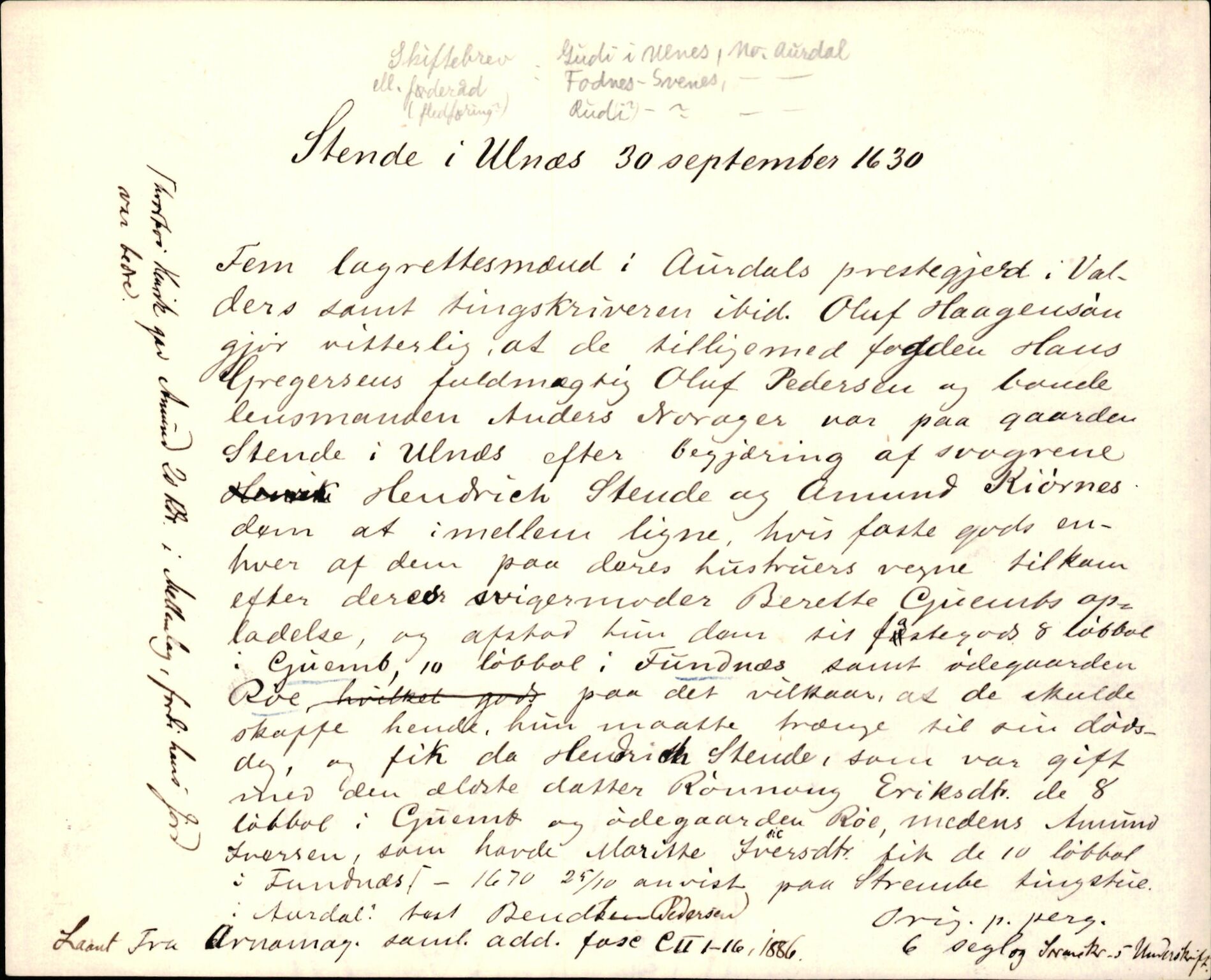 Riksarkivets diplomsamling, AV/RA-EA-5965/F35/F35d/L0003: Innlånte diplomer, seddelregister, 1621-1642, s. 297