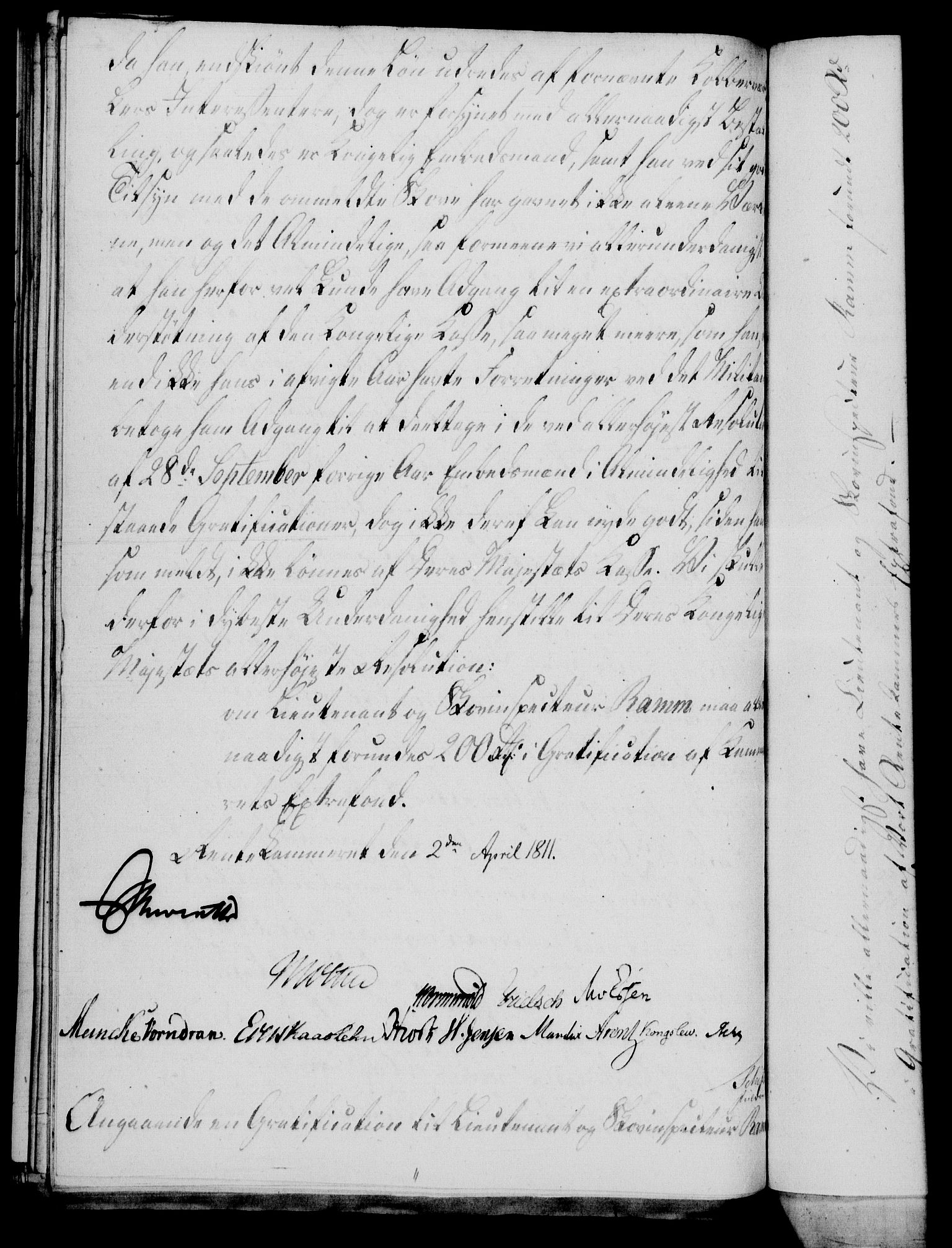 Rentekammeret, Renteskriverkontorene, AV/RA-EA-3115/M/Mf/Mfb/L0010: Relasjons- og resolusjonsprotokoll med register (merket RK 54.16), 1811-1812