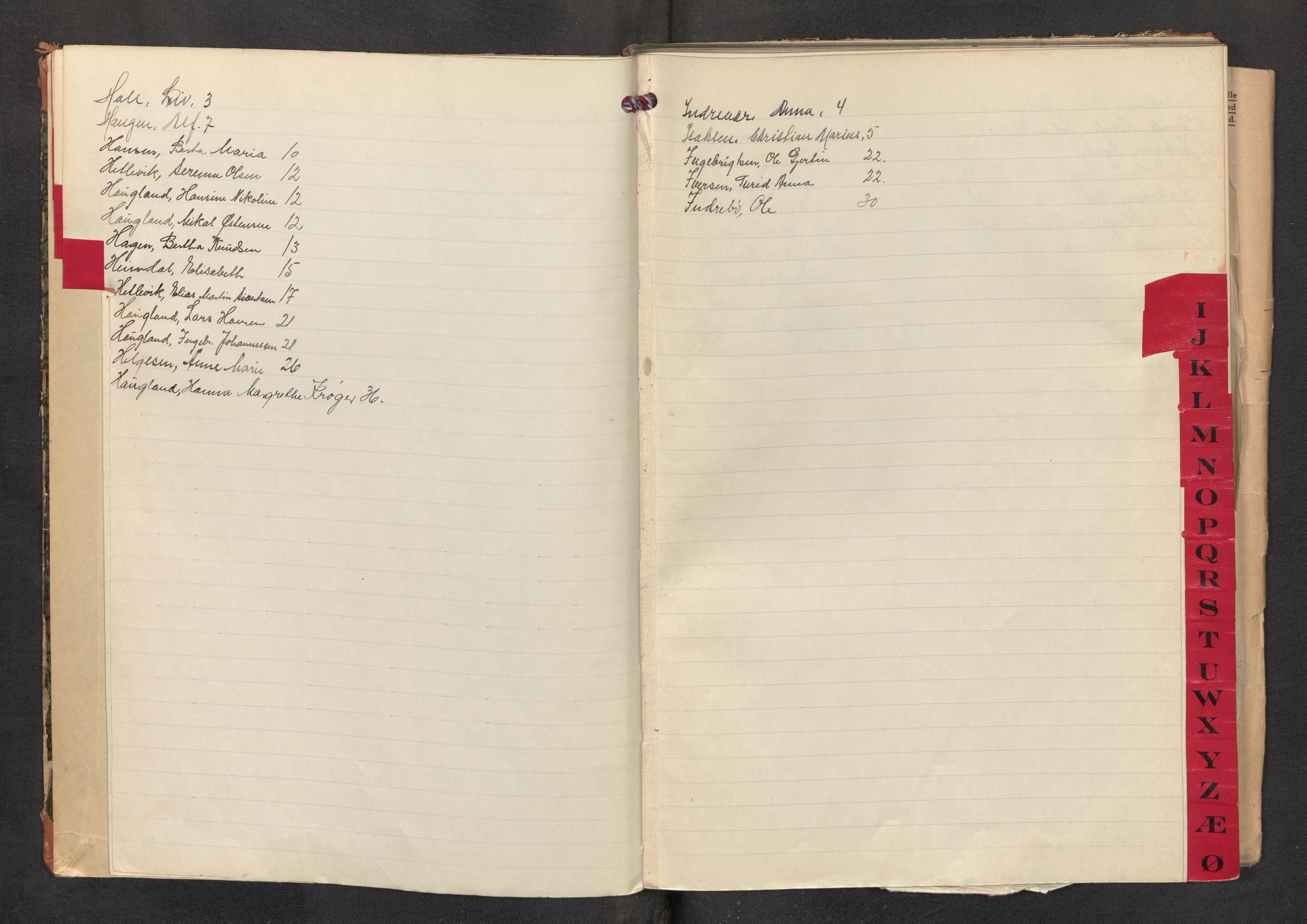 Lensmannen i Askøy, AV/SAB-A-31001/0006/L0005: Dødsfallprotokoll med register , 1942-1947
