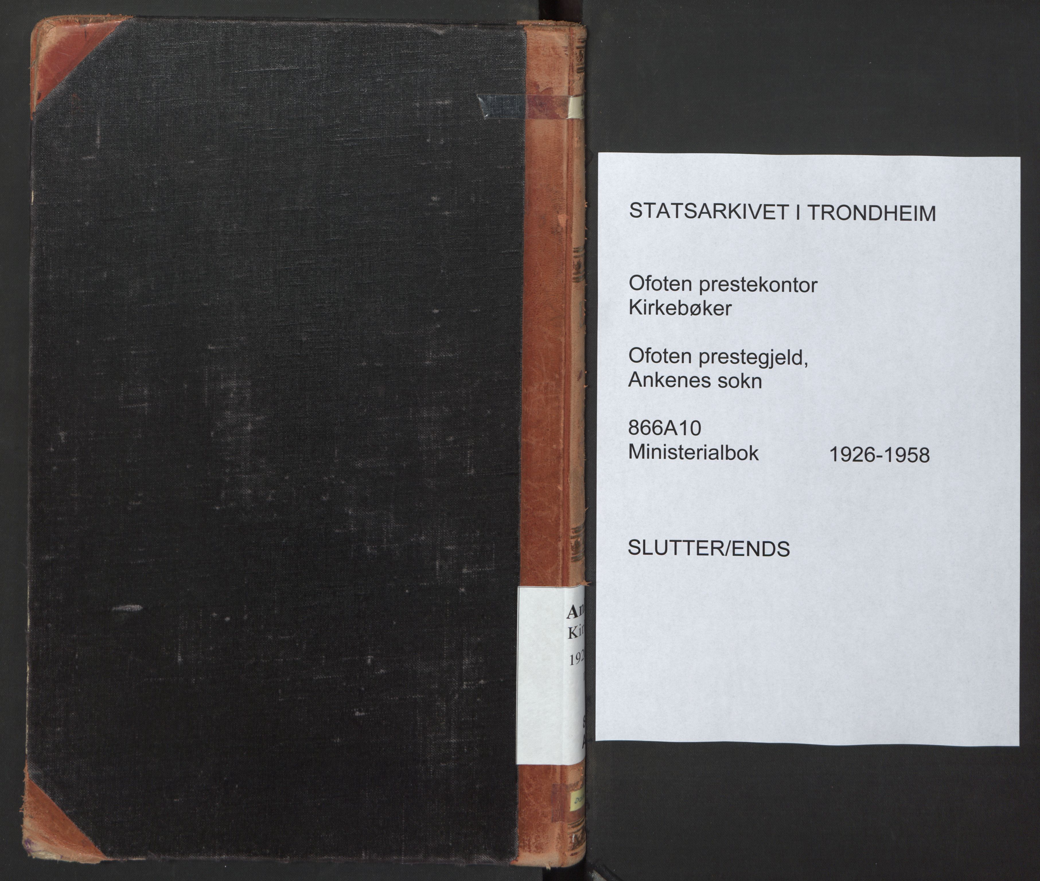 Ministerialprotokoller, klokkerbøker og fødselsregistre - Nordland, AV/SAT-A-1459/866/L0947: Ministerialbok nr. 866A10, 1926-1958