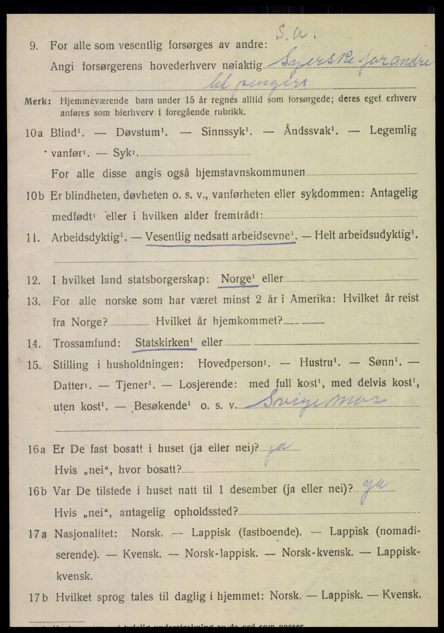 SAT, Folketelling 1920 for 1844 Kjerringøy herred, 1920, s. 1406