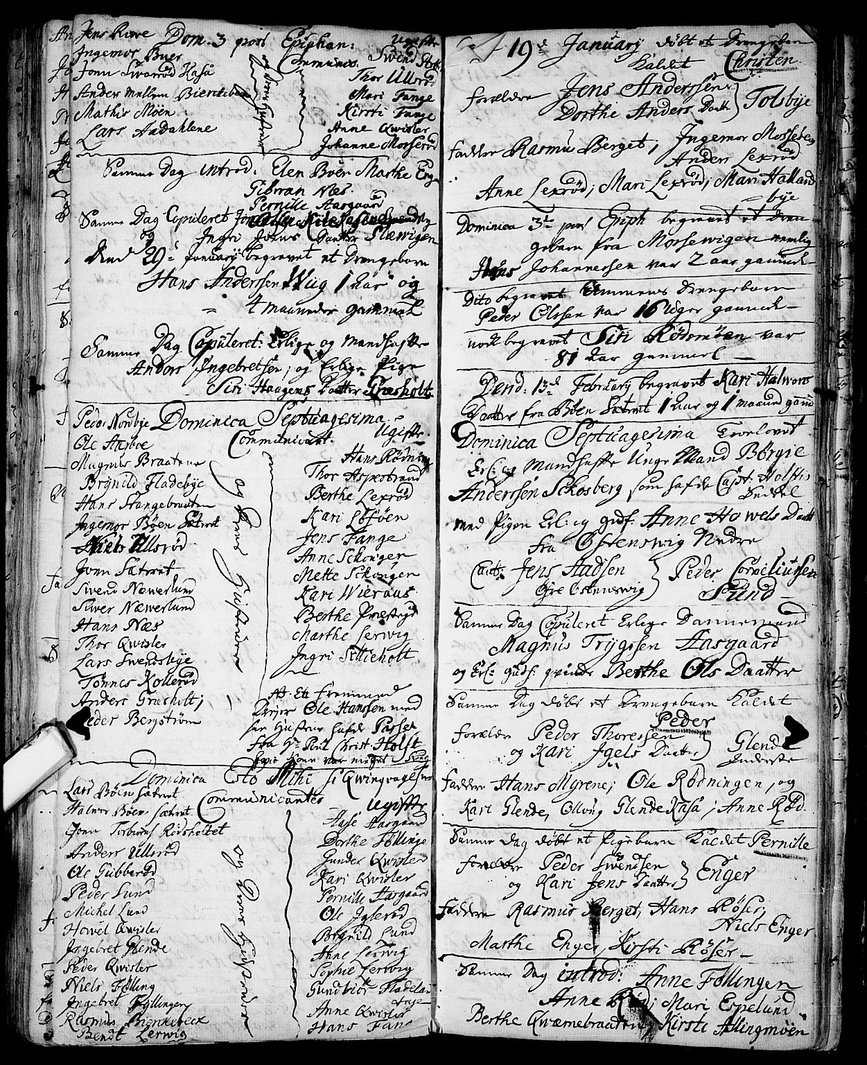 Aremark prestekontor Kirkebøker, AV/SAO-A-10899/F/Fa/L0001: Ministerialbok nr.  I 1, 1735-1744
