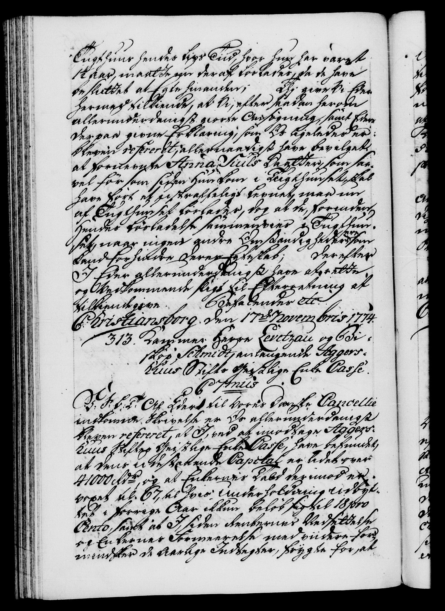 Danske Kanselli 1572-1799, AV/RA-EA-3023/F/Fc/Fca/Fcab/L0041: Norske tegnelser, 1773-1776, s. 465b