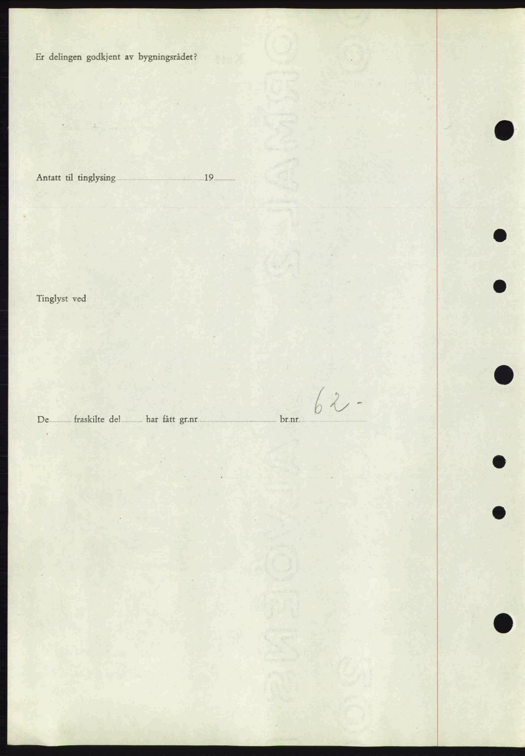 Tønsberg sorenskriveri, AV/SAKO-A-130/G/Ga/Gaa/L0013: Pantebok nr. A13, 1943-1943, Dagboknr: 1408/1943