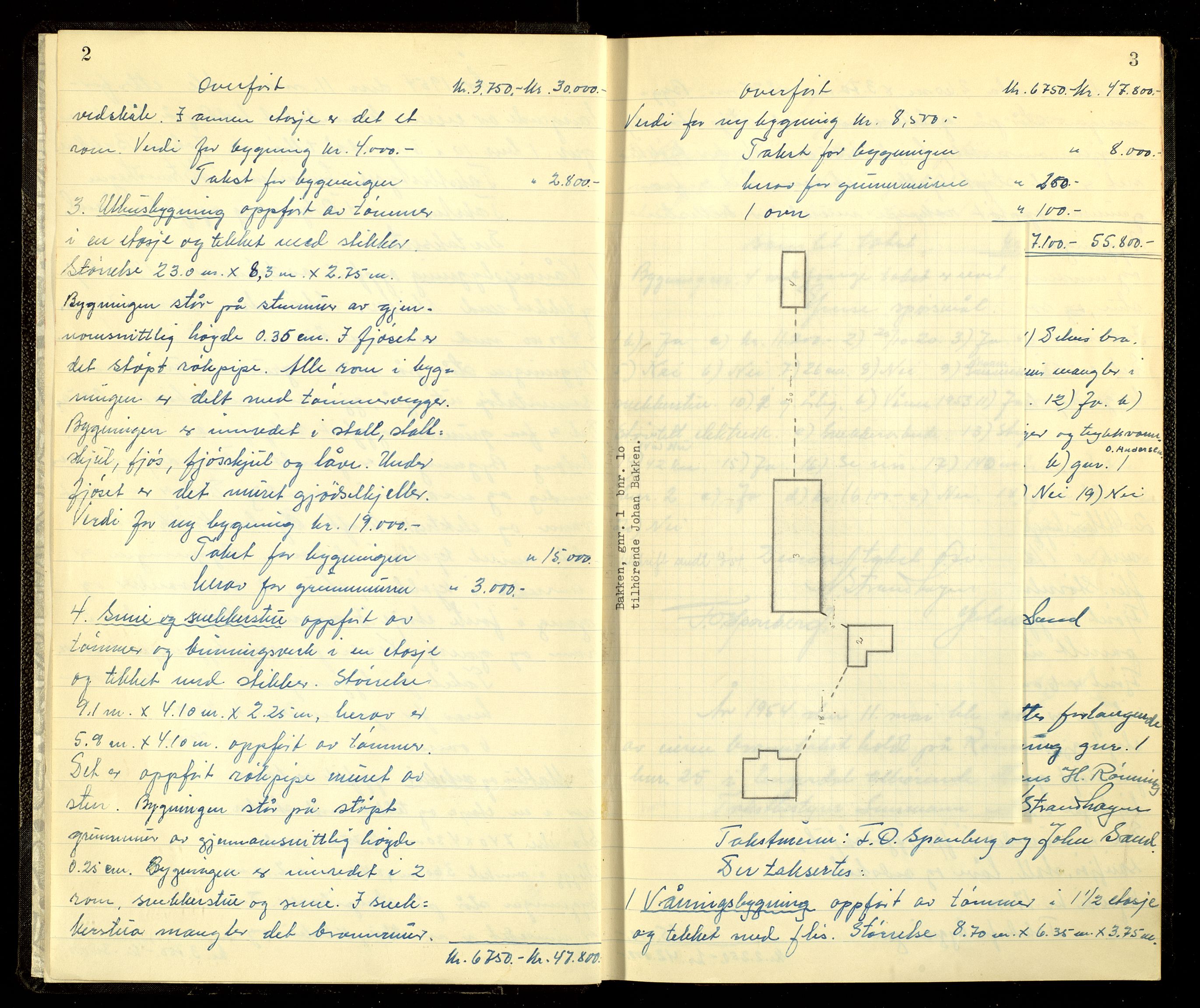 Norges Brannkasse, Engerdal, AV/SAH-NBRANE-025/F/L0003: Branntakstprotokoll, 1954-1955