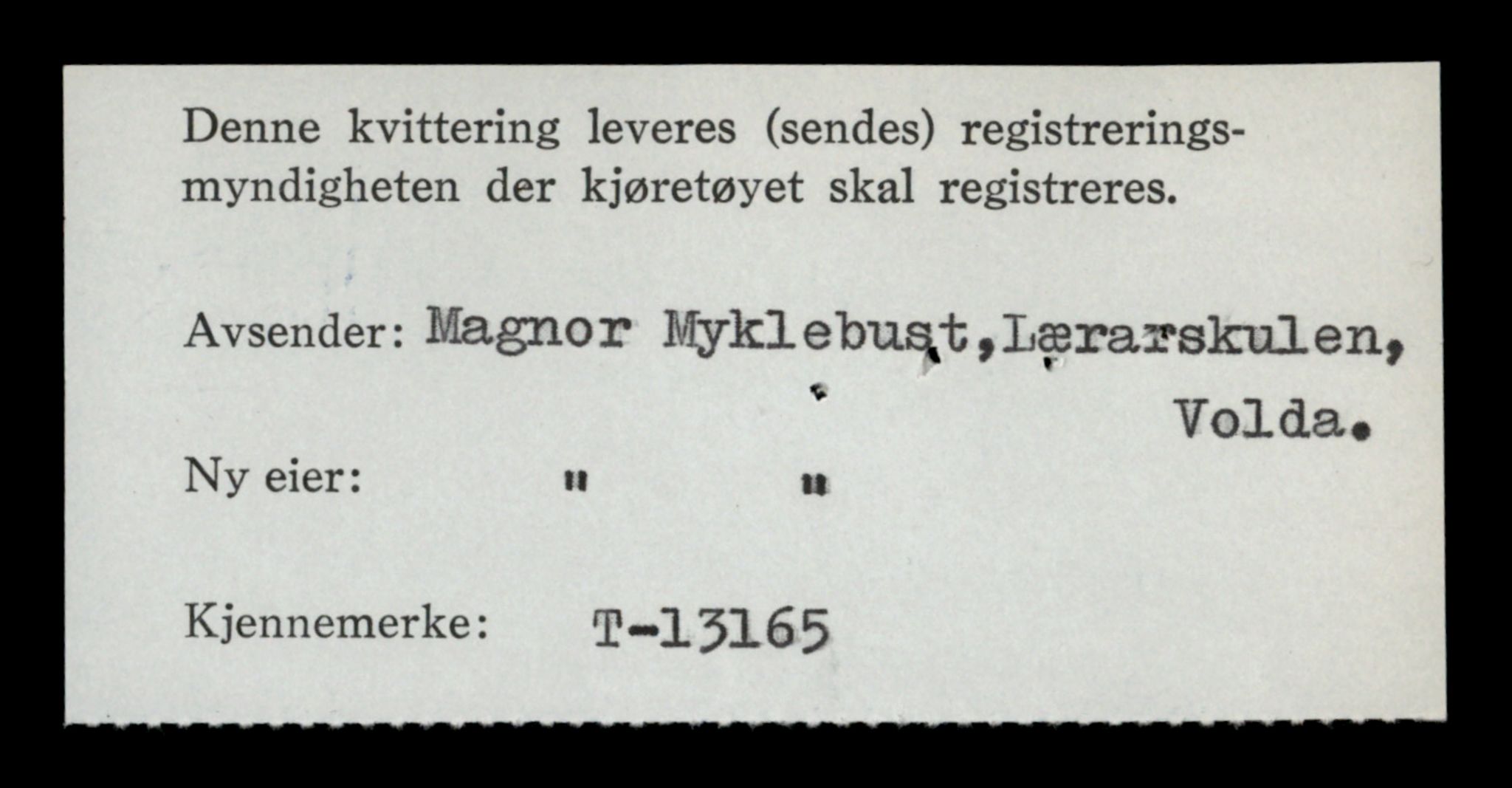Møre og Romsdal vegkontor - Ålesund trafikkstasjon, AV/SAT-A-4099/F/Fe/L0037: Registreringskort for kjøretøy T 13031 - T 13179, 1927-1998, s. 2568