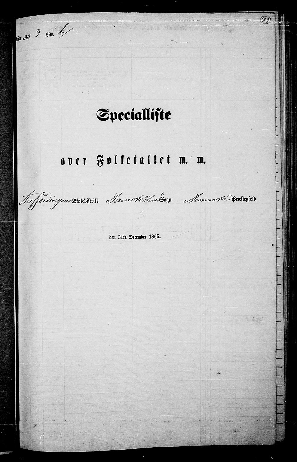 RA, Folketelling 1865 for 0429P Åmot prestegjeld, 1865, s. 74