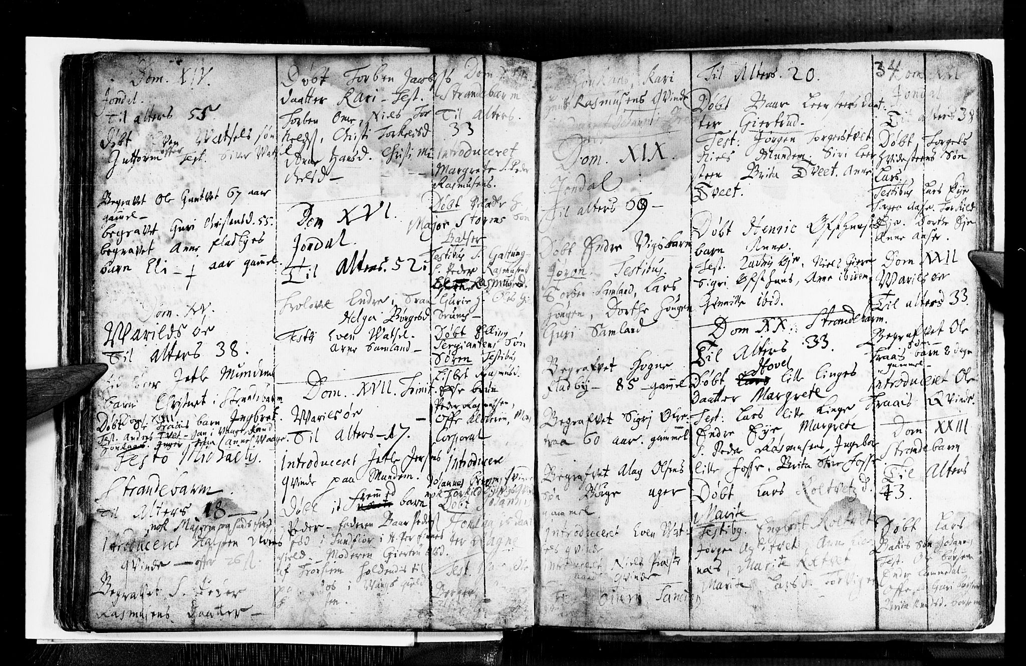 Strandebarm sokneprestembete, AV/SAB-A-78401/H/Haa: Ministerialbok nr. A 1, 1670-1726, s. 34