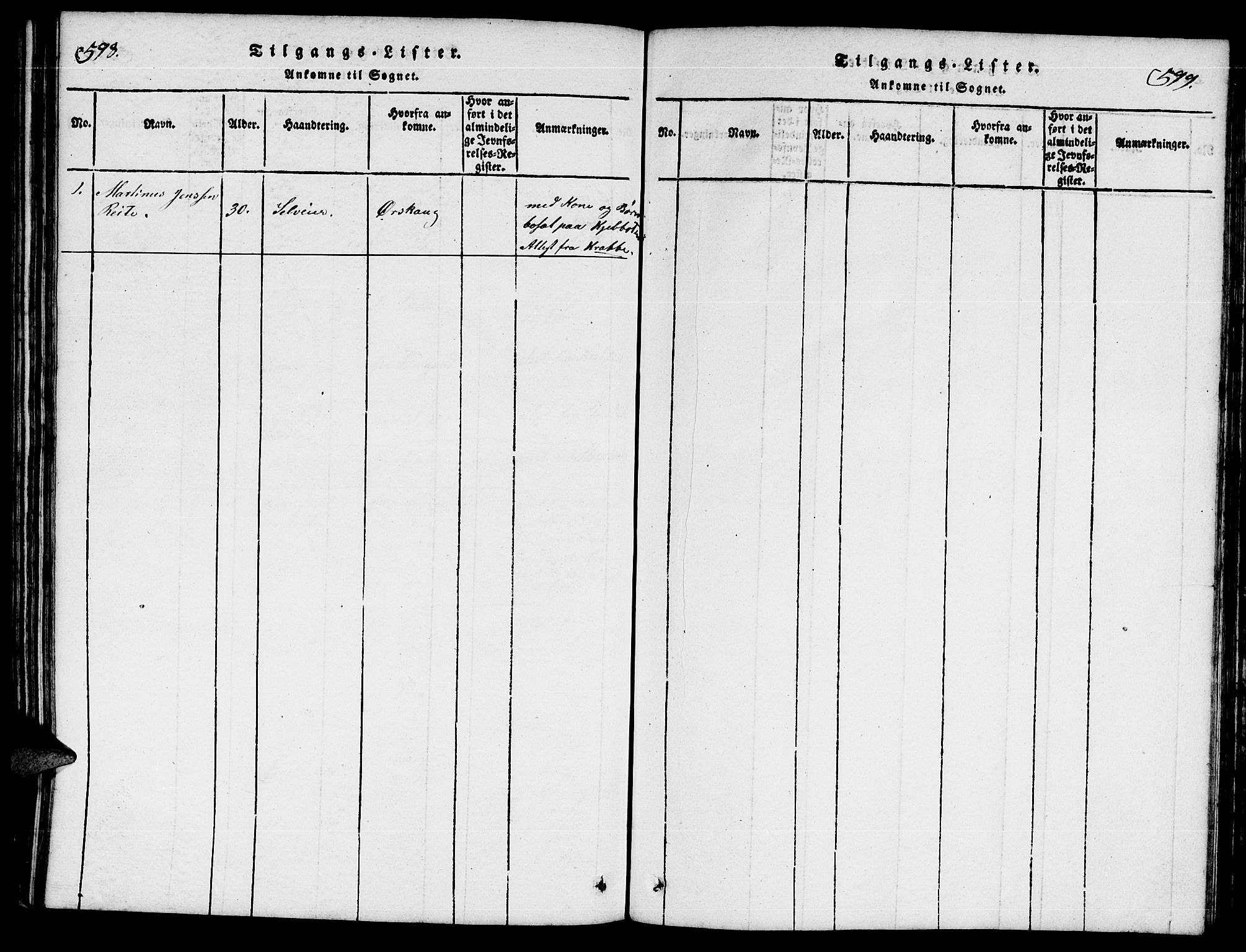 Ministerialprotokoller, klokkerbøker og fødselsregistre - Møre og Romsdal, SAT/A-1454/541/L0546: Klokkerbok nr. 541C01, 1818-1856, s. 578-579