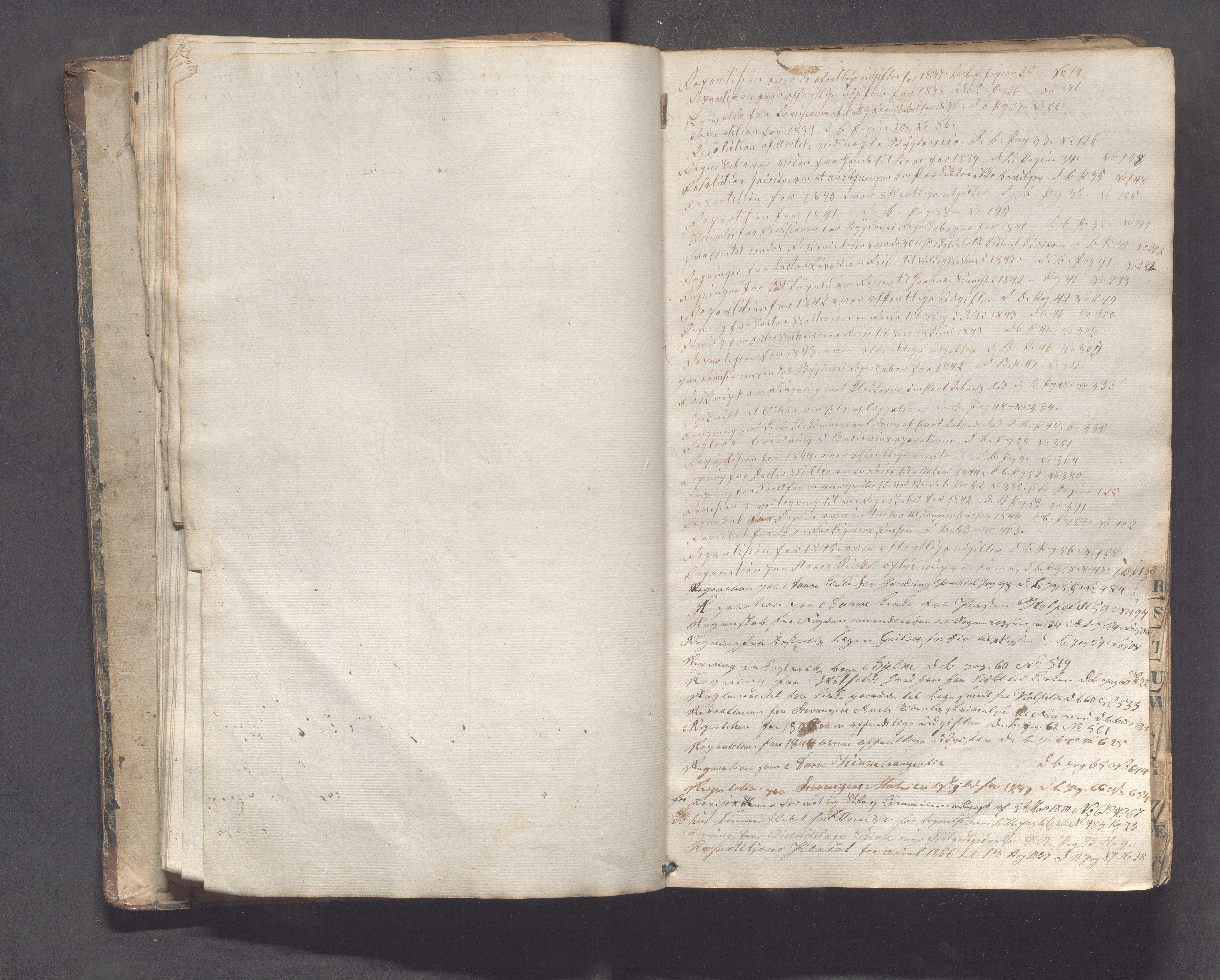 Klepp kommune - Formannskapet, IKAR/K-100277/C/L0001: Brevjournal, 1837-1889, s. 17