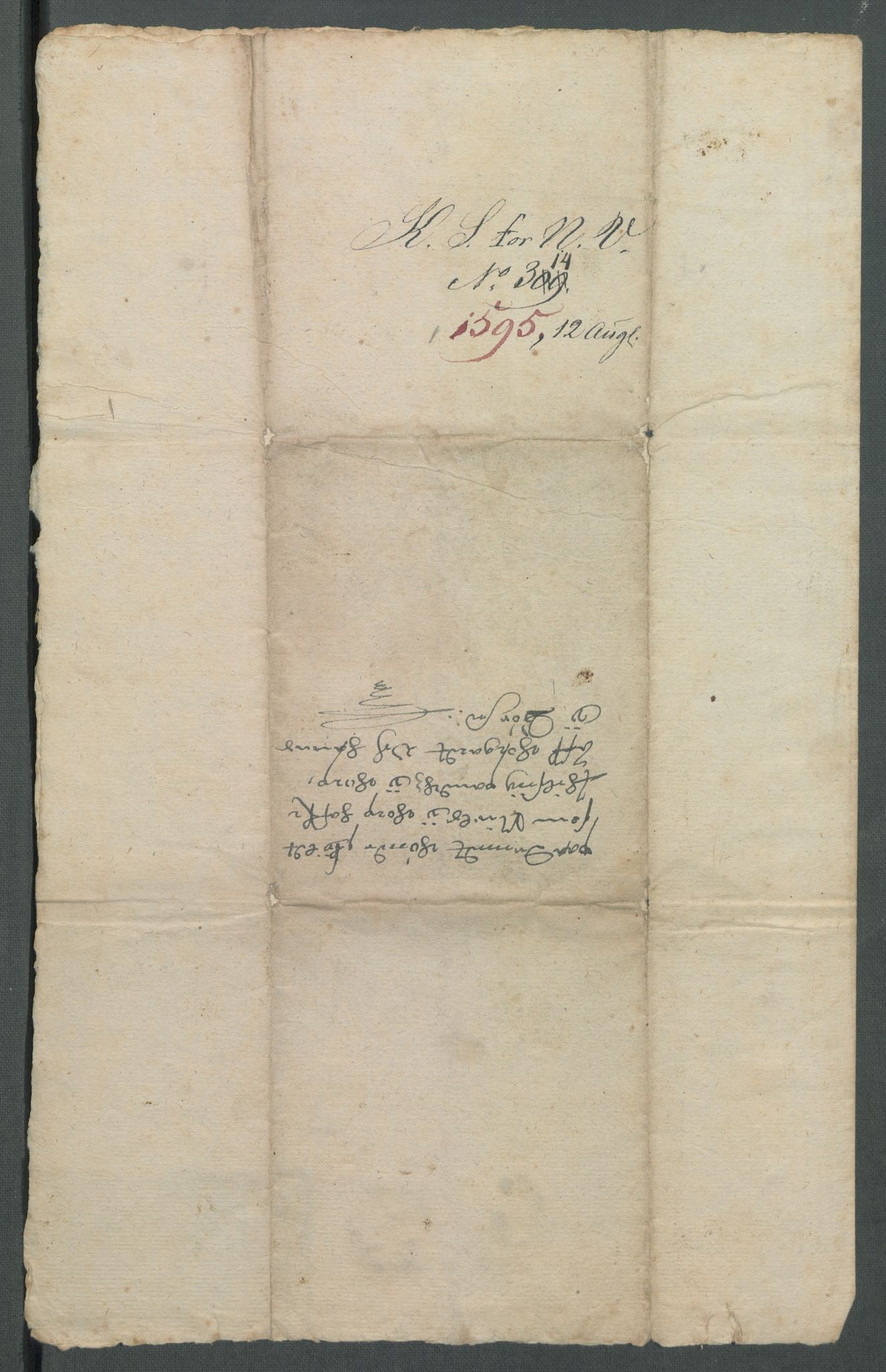 Riksarkivets diplomsamling, AV/RA-EA-5965/F02/L0100: Dokumenter, 1595, s. 32
