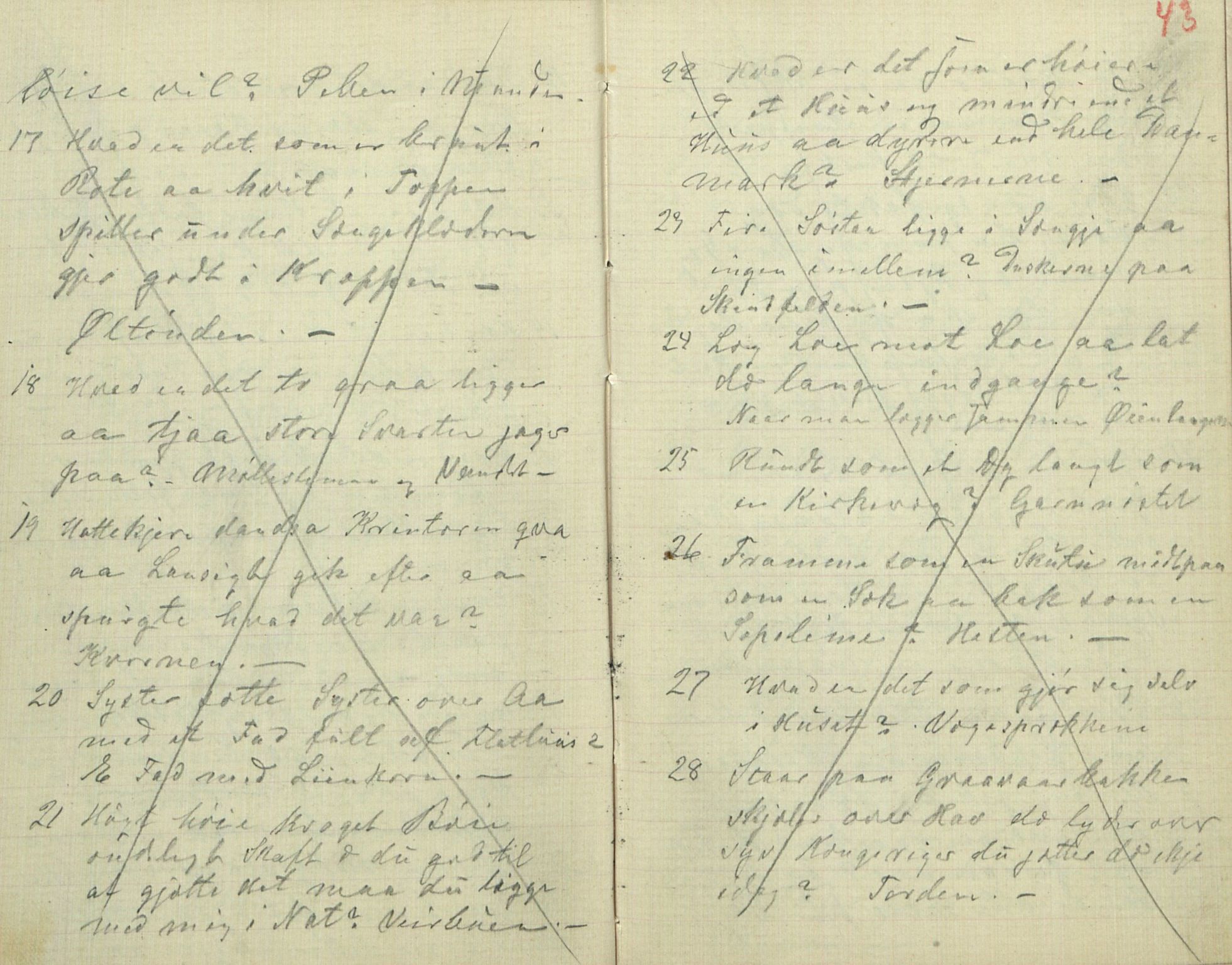 Rikard Berge, TEMU/TGM-A-1003/F/L0016/0013: 529-550 / 541 Oppskrifter av Halvor N. Tvedten, 1893, s. 42-43