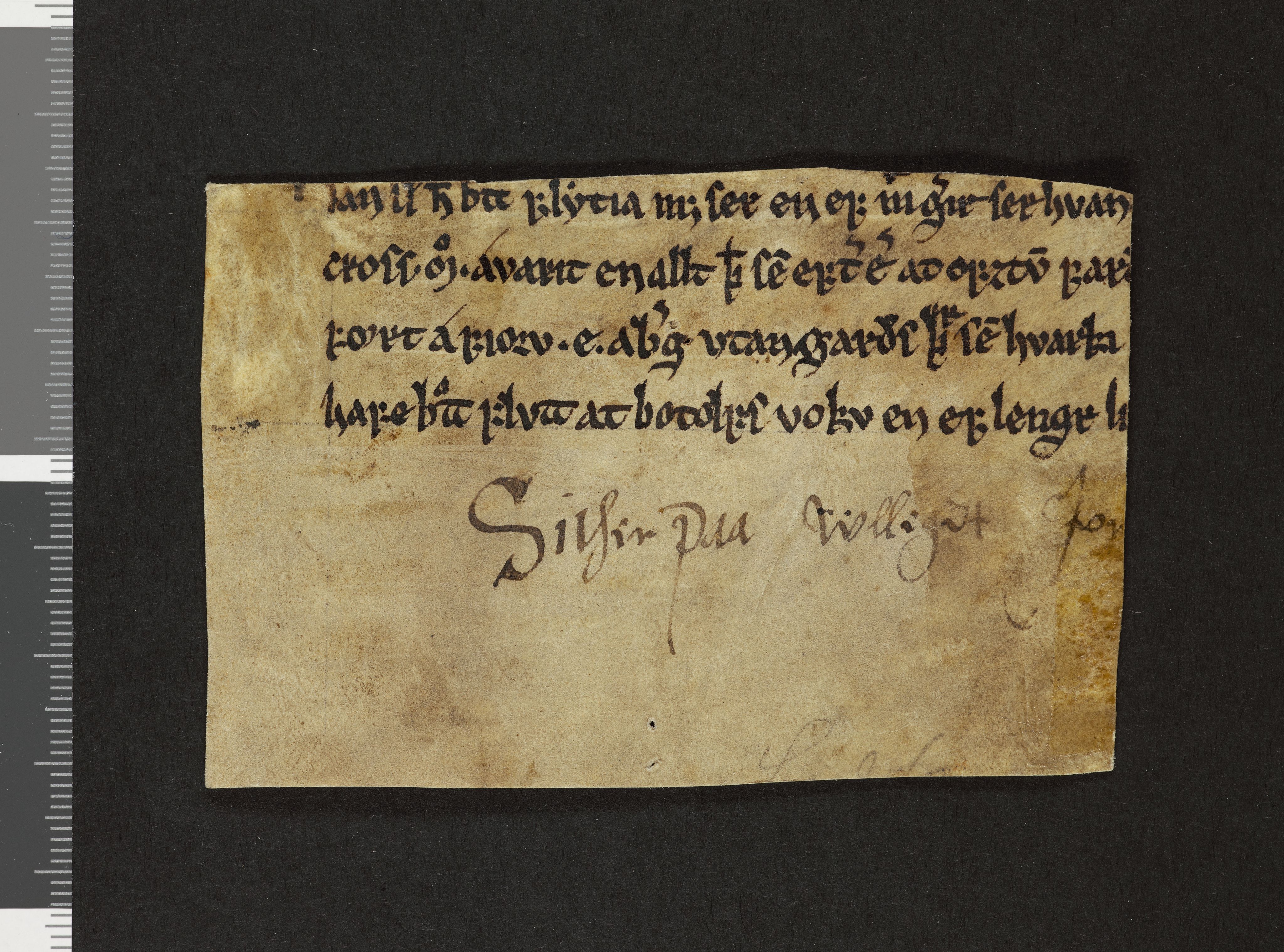 Riksarkivets diplomsamling, RA/EA-5965/F26/L0002: Norrøne membranfragmenter bestand 2-9 (10), 1100-1536, s. 40