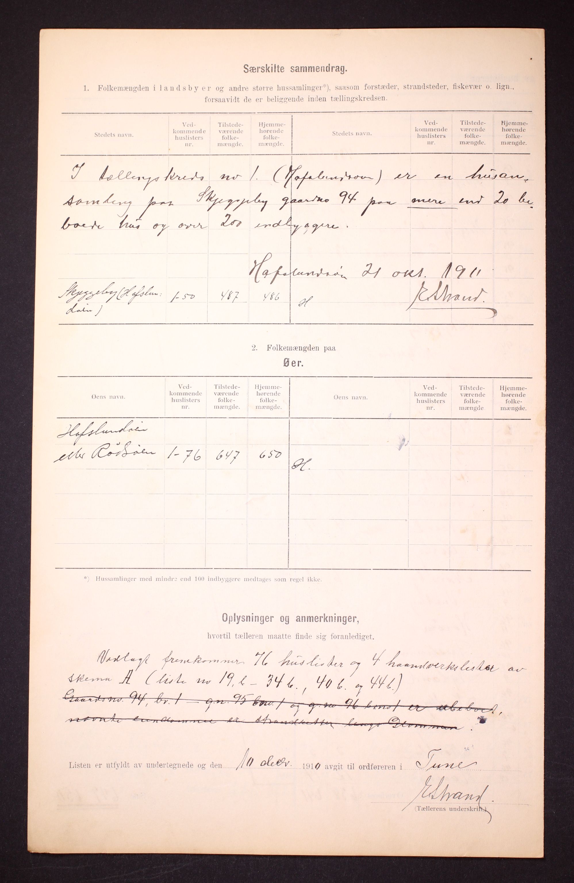 RA, Folketelling 1910 for 0130 Tune herred, 1910, s. 7