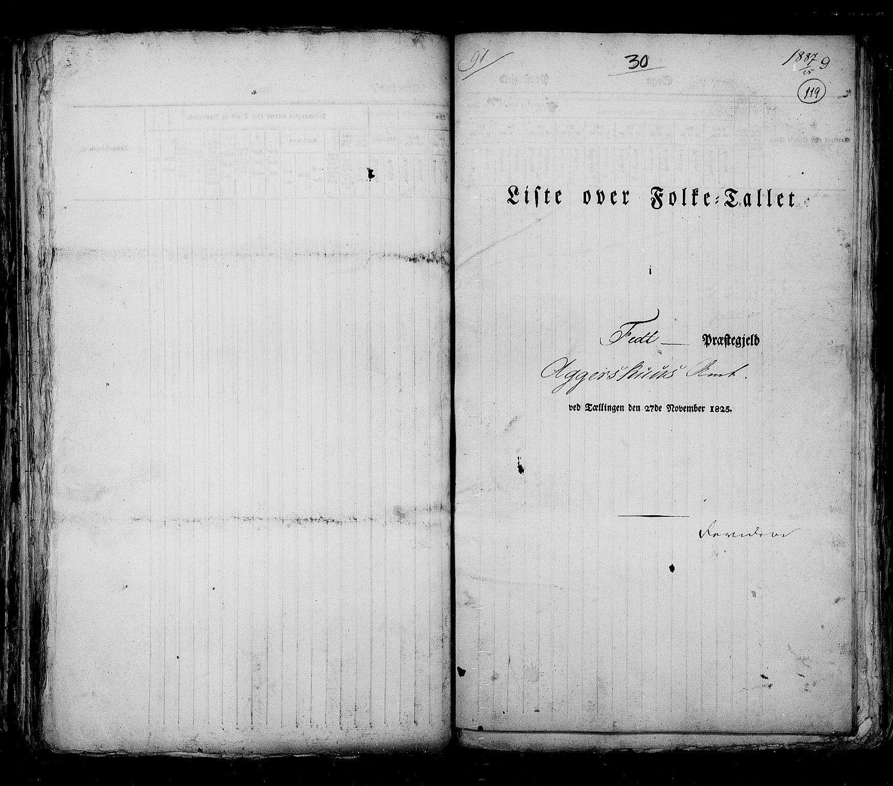 RA, Folketellingen 1825, bind 4: Akershus amt, 1825, s. 119