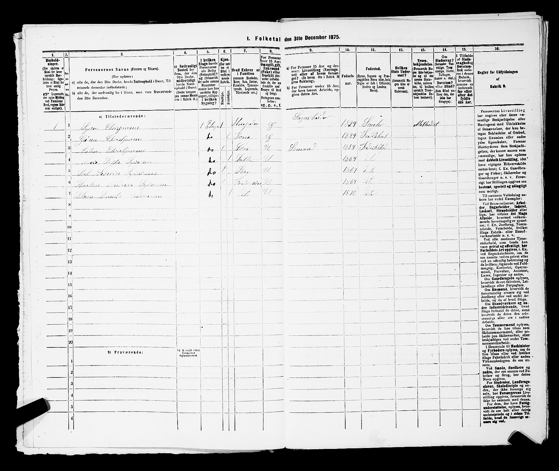 RA, Folketelling 1875 for 0103B Fredrikstad prestegjeld, Fredrikstad kjøpstad, 1875, s. 236