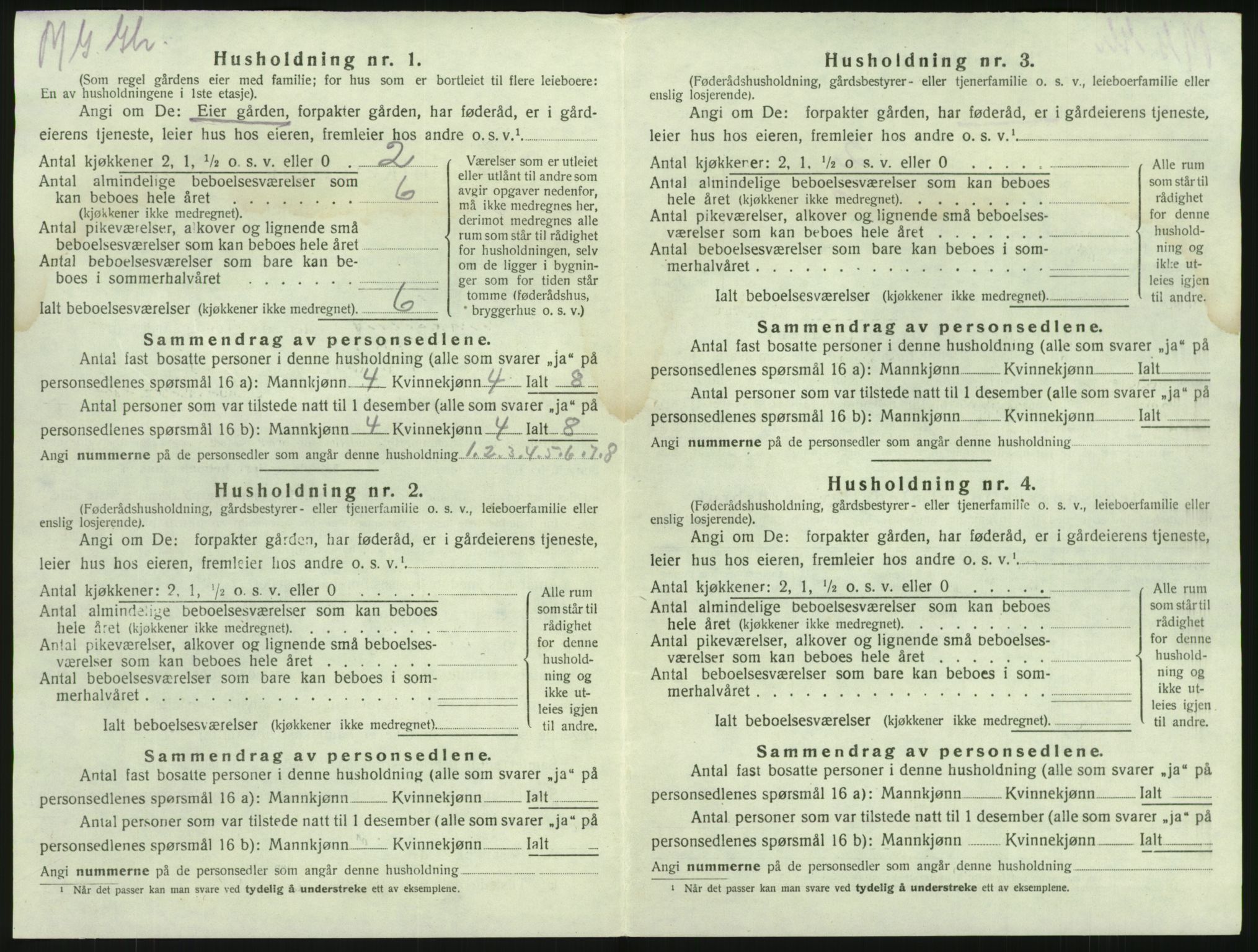 SAKO, Folketelling 1920 for 0726 Brunlanes herred, 1920, s. 940