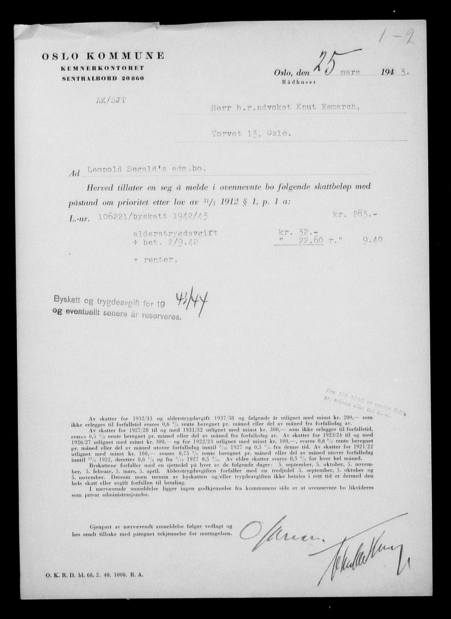 Justisdepartementet, Tilbakeføringskontoret for inndratte formuer, RA/S-1564/H/Hc/Hcc/L0979: --, 1945-1947, s. 592