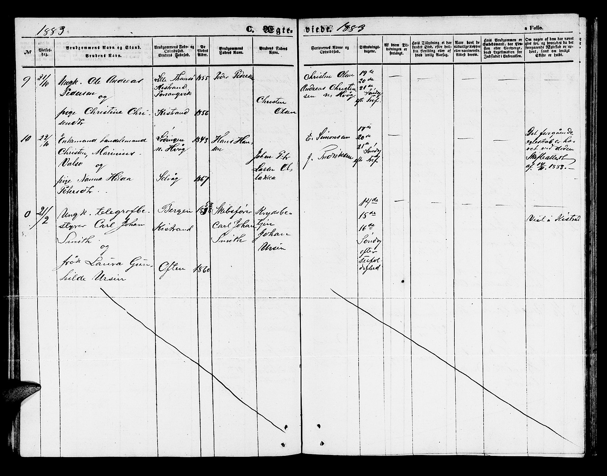 Måsøy sokneprestkontor, AV/SATØ-S-1348/H/Hb/L0003klokker: Klokkerbok nr. 3, 1861-1886