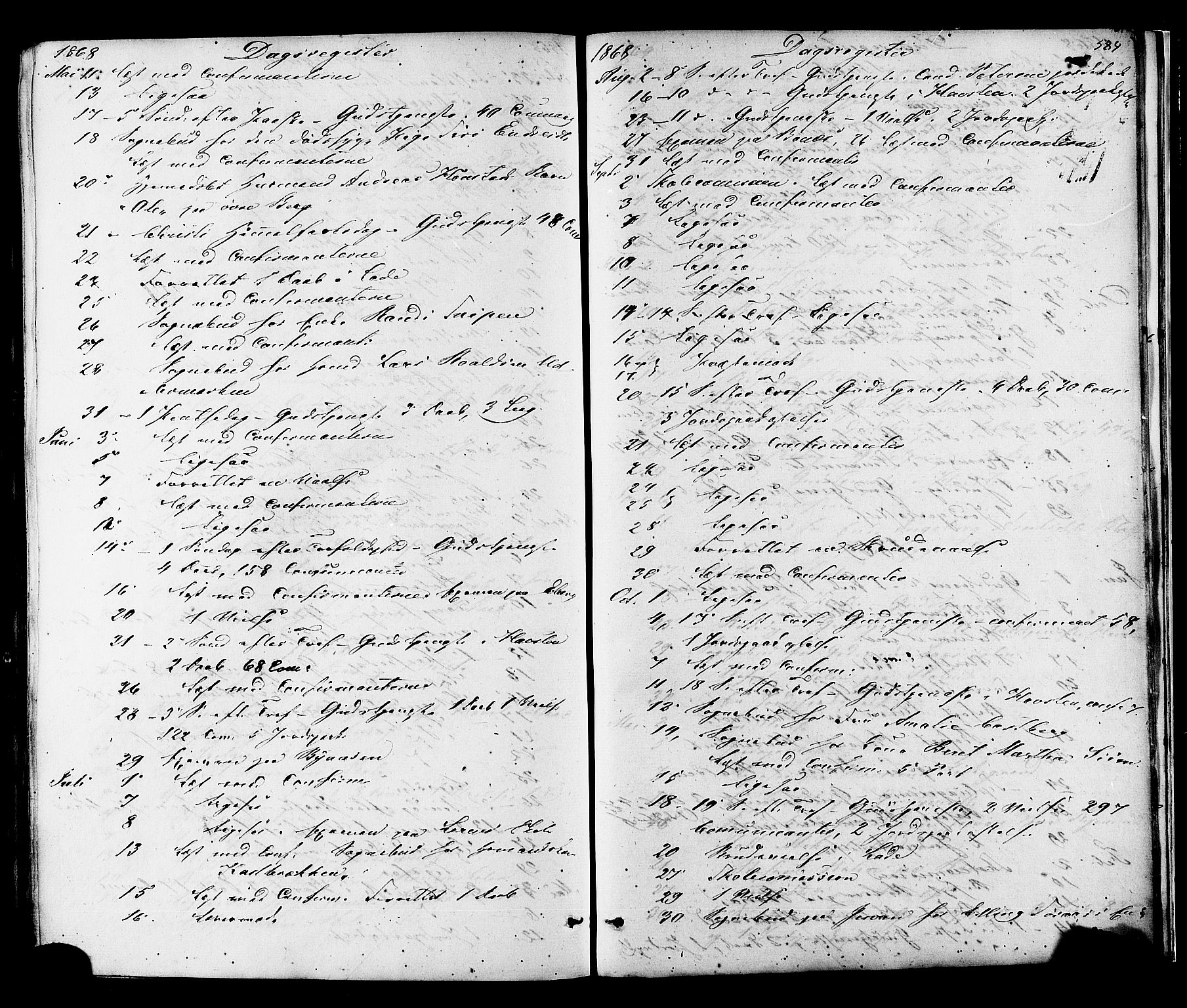 Ministerialprotokoller, klokkerbøker og fødselsregistre - Sør-Trøndelag, AV/SAT-A-1456/606/L0293: Ministerialbok nr. 606A08, 1866-1877, s. 584