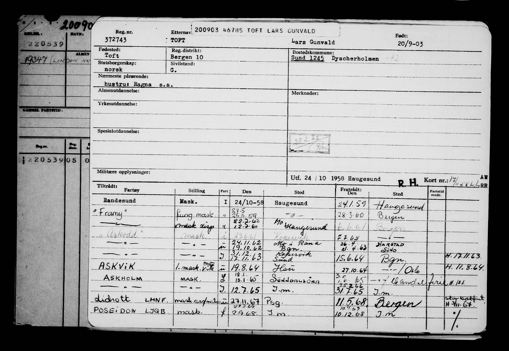 Direktoratet for sjømenn, AV/RA-S-3545/G/Gb/L0050: Hovedkort, 1903, s. 550