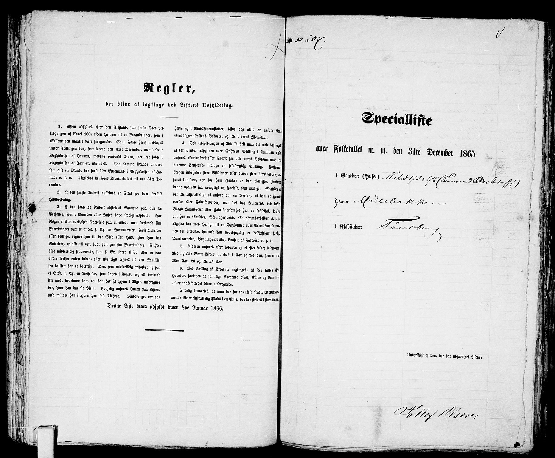 RA, Folketelling 1865 for 0705P Tønsberg prestegjeld, 1865, s. 448