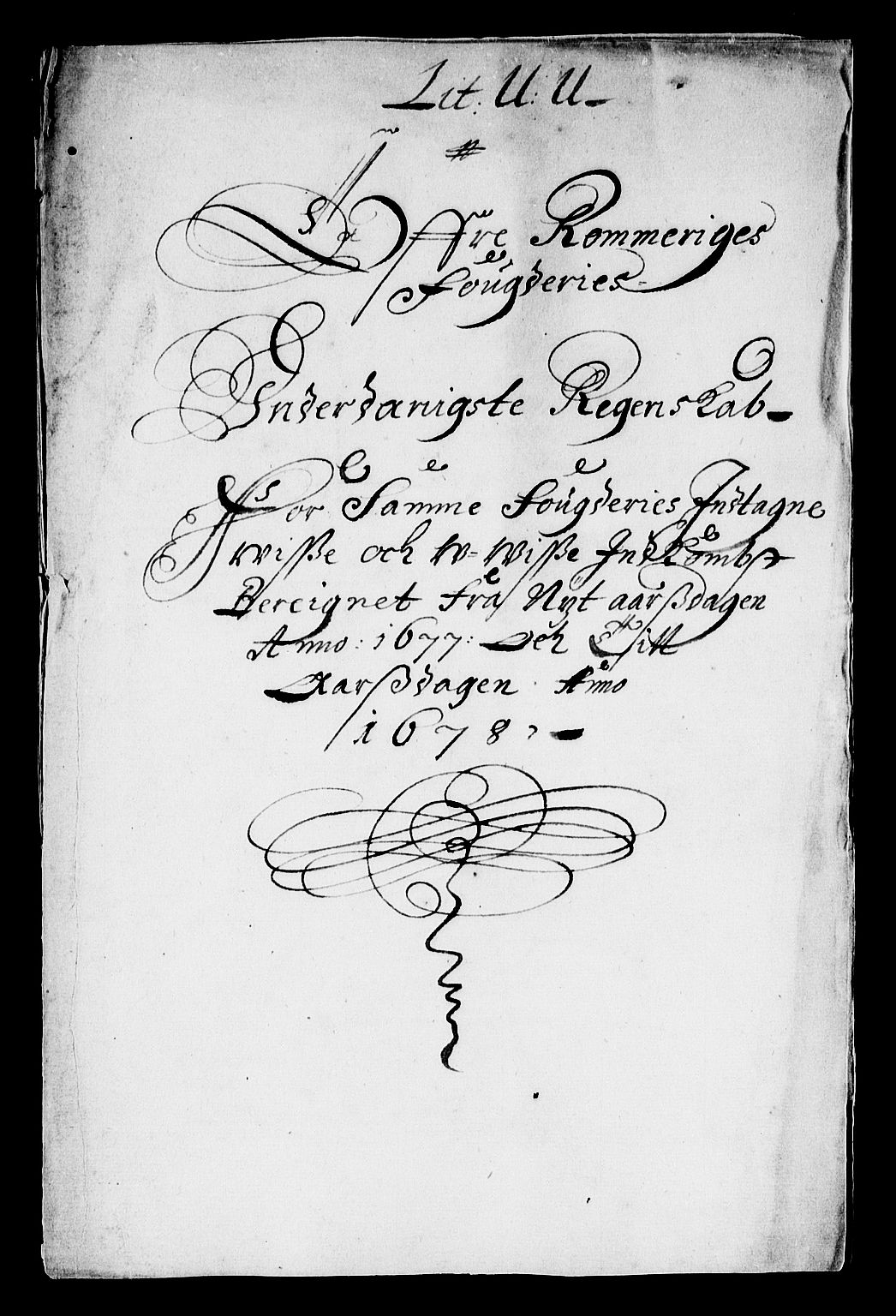 Rentekammeret inntil 1814, Reviderte regnskaper, Stiftamtstueregnskaper, Landkommissariatet på Akershus og Akershus stiftamt, AV/RA-EA-5869/R/Rb/L0129: Akershus stiftamt, 1677