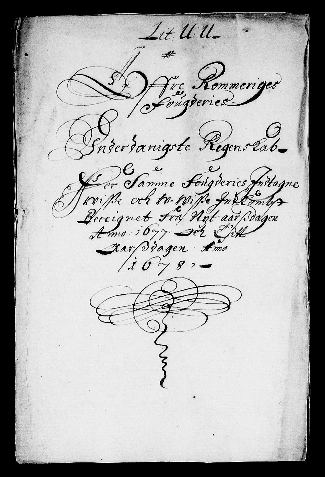 Rentekammeret inntil 1814, Reviderte regnskaper, Stiftamtstueregnskaper, Landkommissariatet på Akershus og Akershus stiftamt, RA/EA-5869/R/Rb/L0129: Akershus stiftamt, 1677