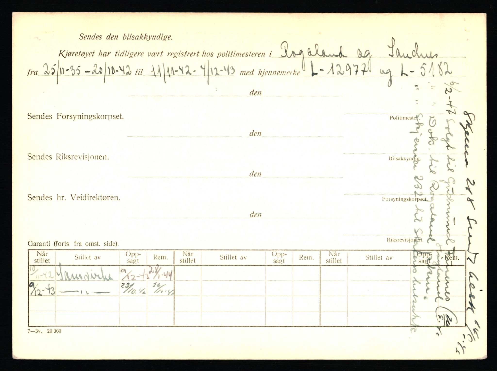 Stavanger trafikkstasjon, AV/SAST-A-101942/0/F/L0033: L-18150 - L-18599, 1930-1971, s. 1908