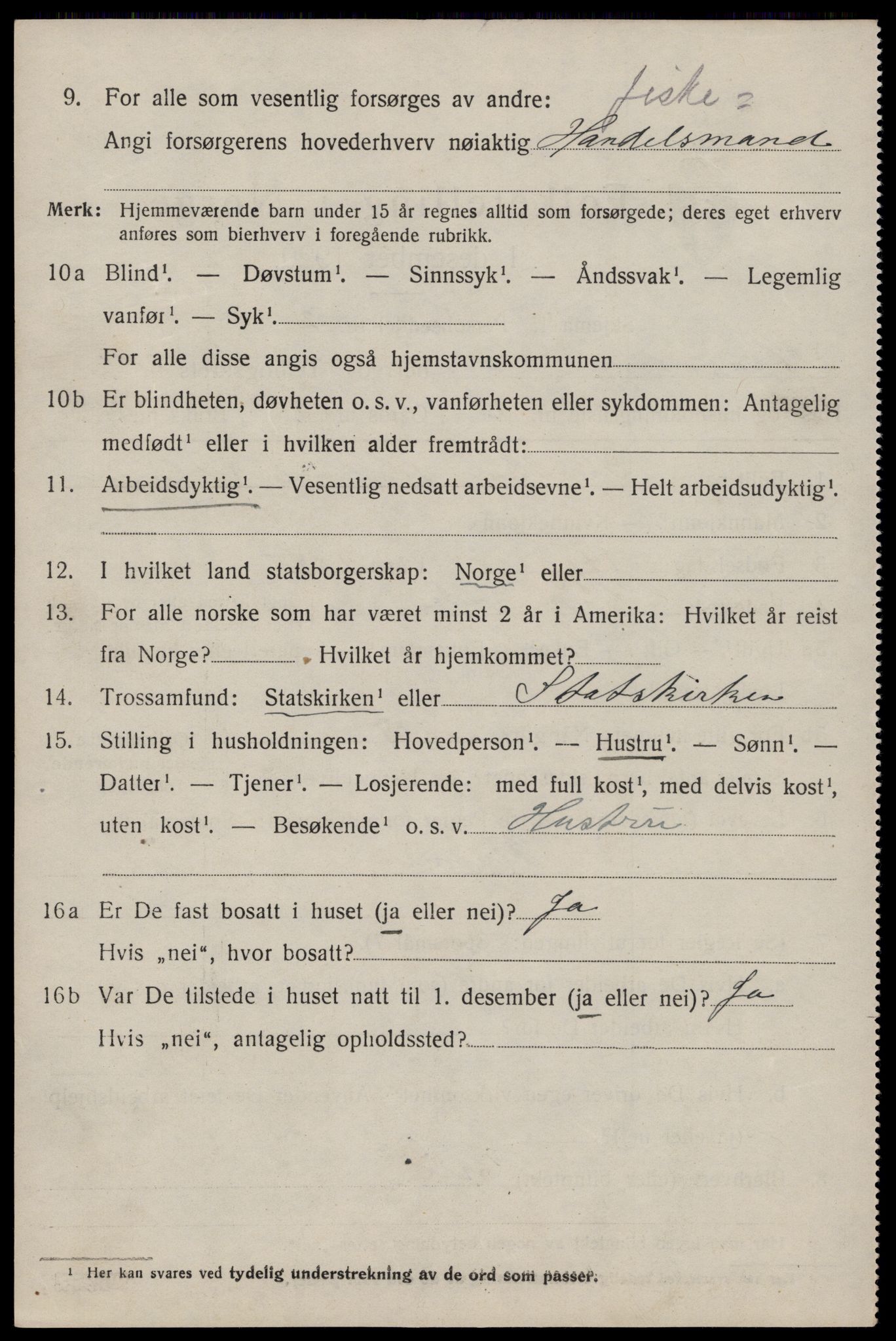 SAST, Folketelling 1920 for 1148 Stangaland herred, 1920, s. 1212