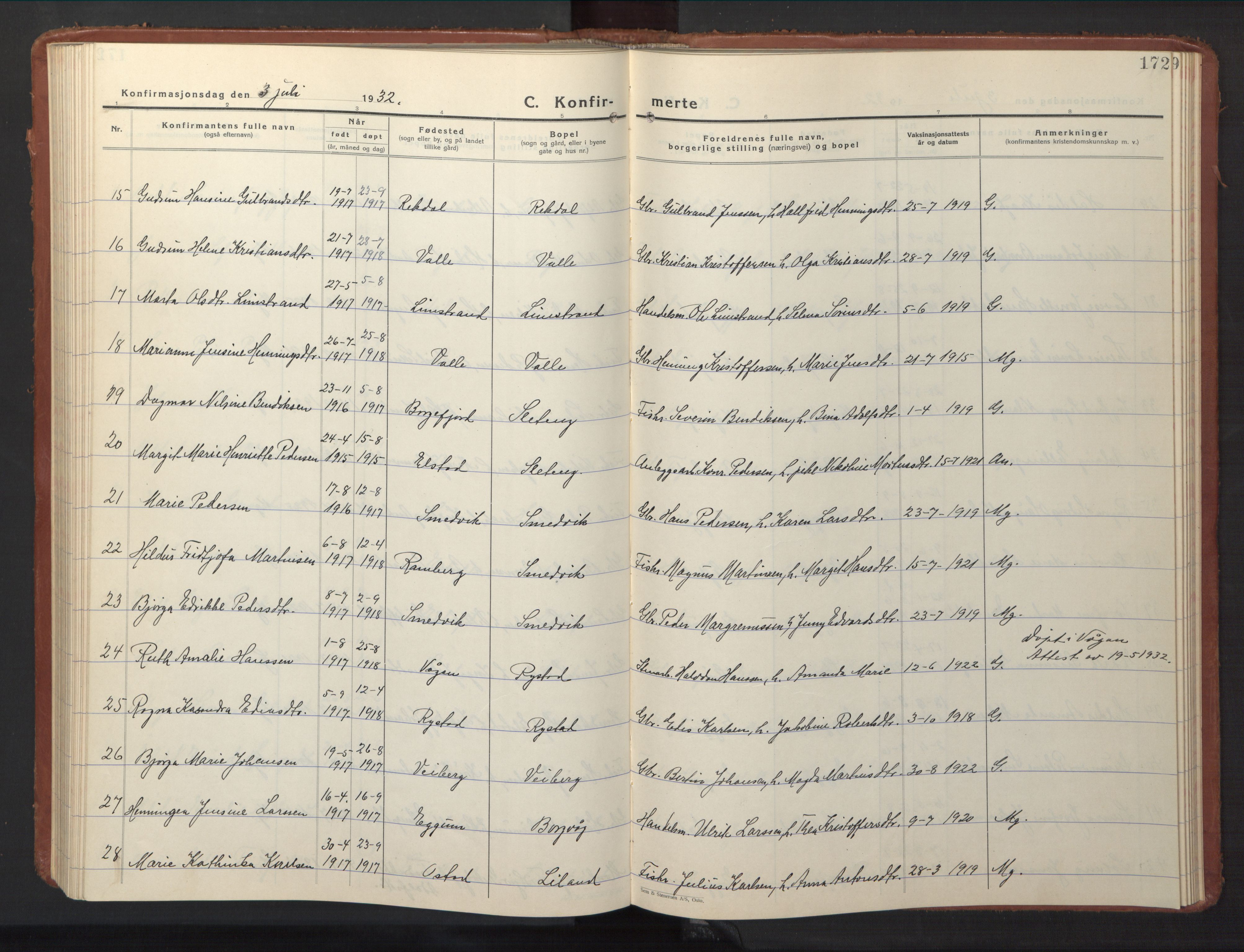 Ministerialprotokoller, klokkerbøker og fødselsregistre - Nordland, AV/SAT-A-1459/880/L1143: Klokkerbok nr. 880C05, 1929-1951, s. 172