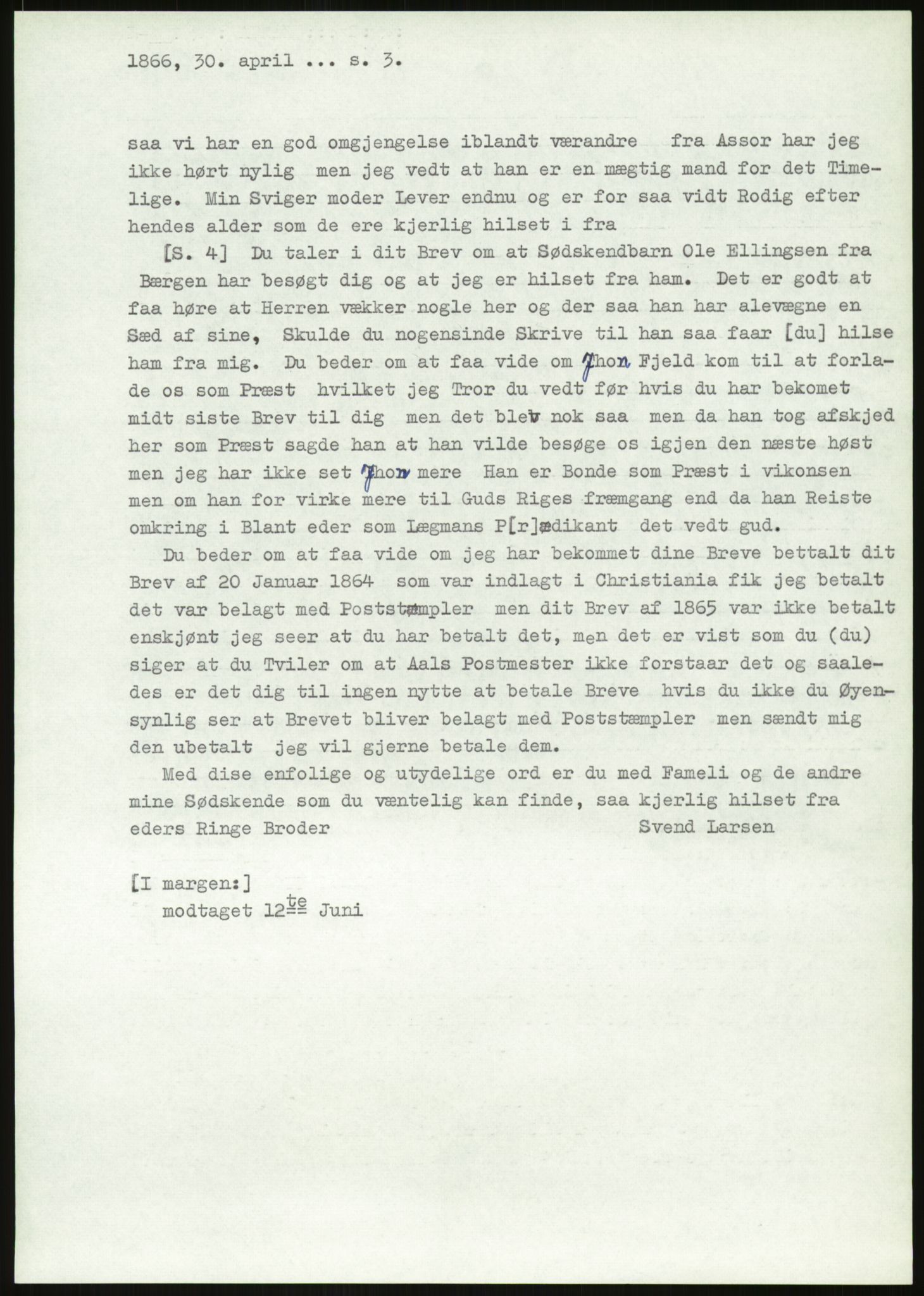 Samlinger til kildeutgivelse, Amerikabrevene, AV/RA-EA-4057/F/L0019: Innlån fra Buskerud: Fonnem - Kristoffersen, 1838-1914, s. 79