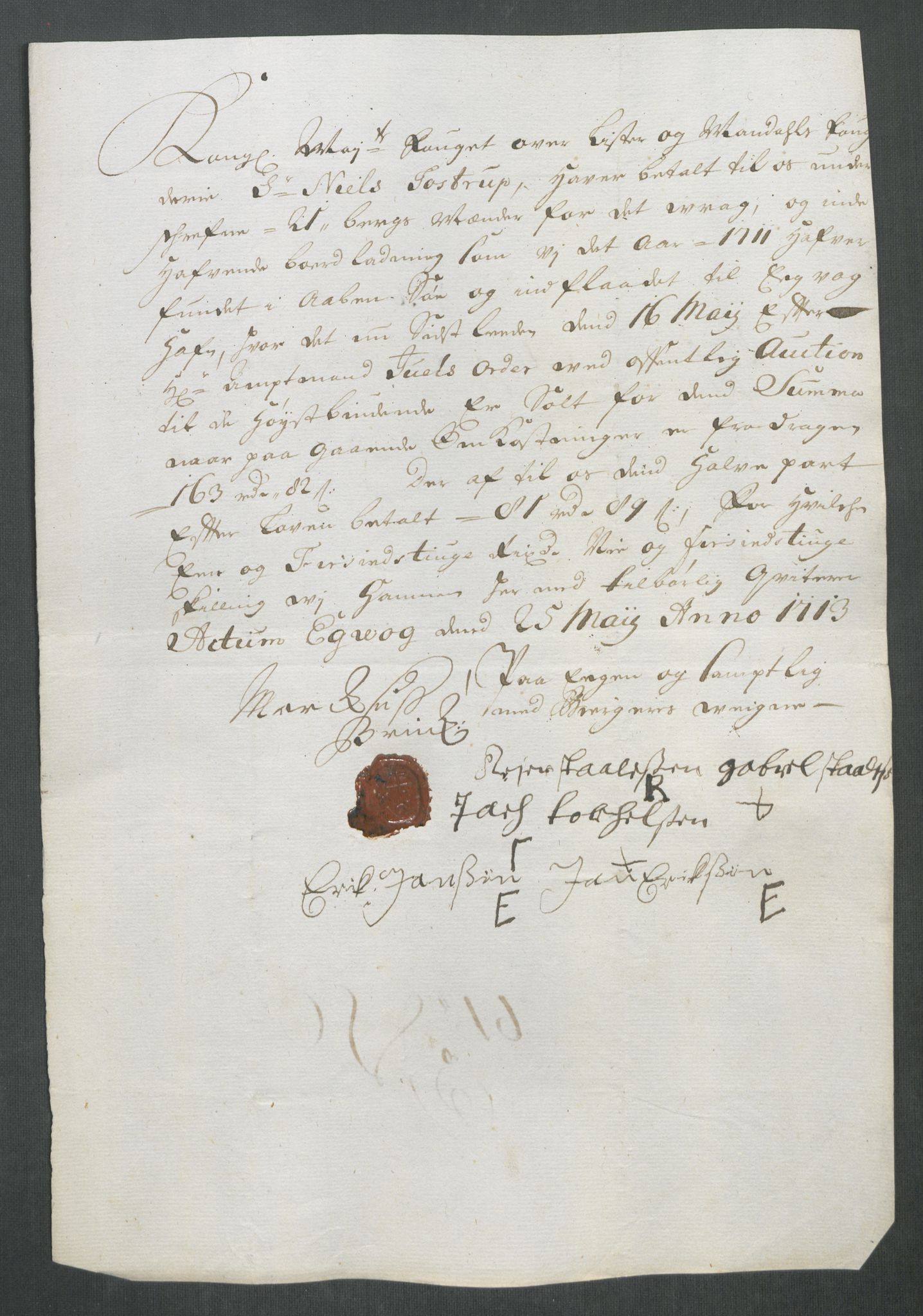 Rentekammeret inntil 1814, Reviderte regnskaper, Fogderegnskap, RA/EA-4092/R43/L2556: Fogderegnskap Lista og Mandal, 1713, s. 416